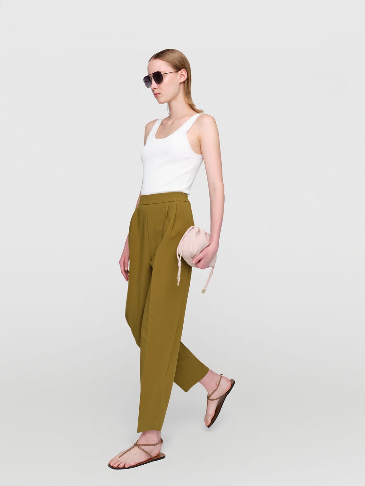 PIPPA Summer Suiting Crop Pants