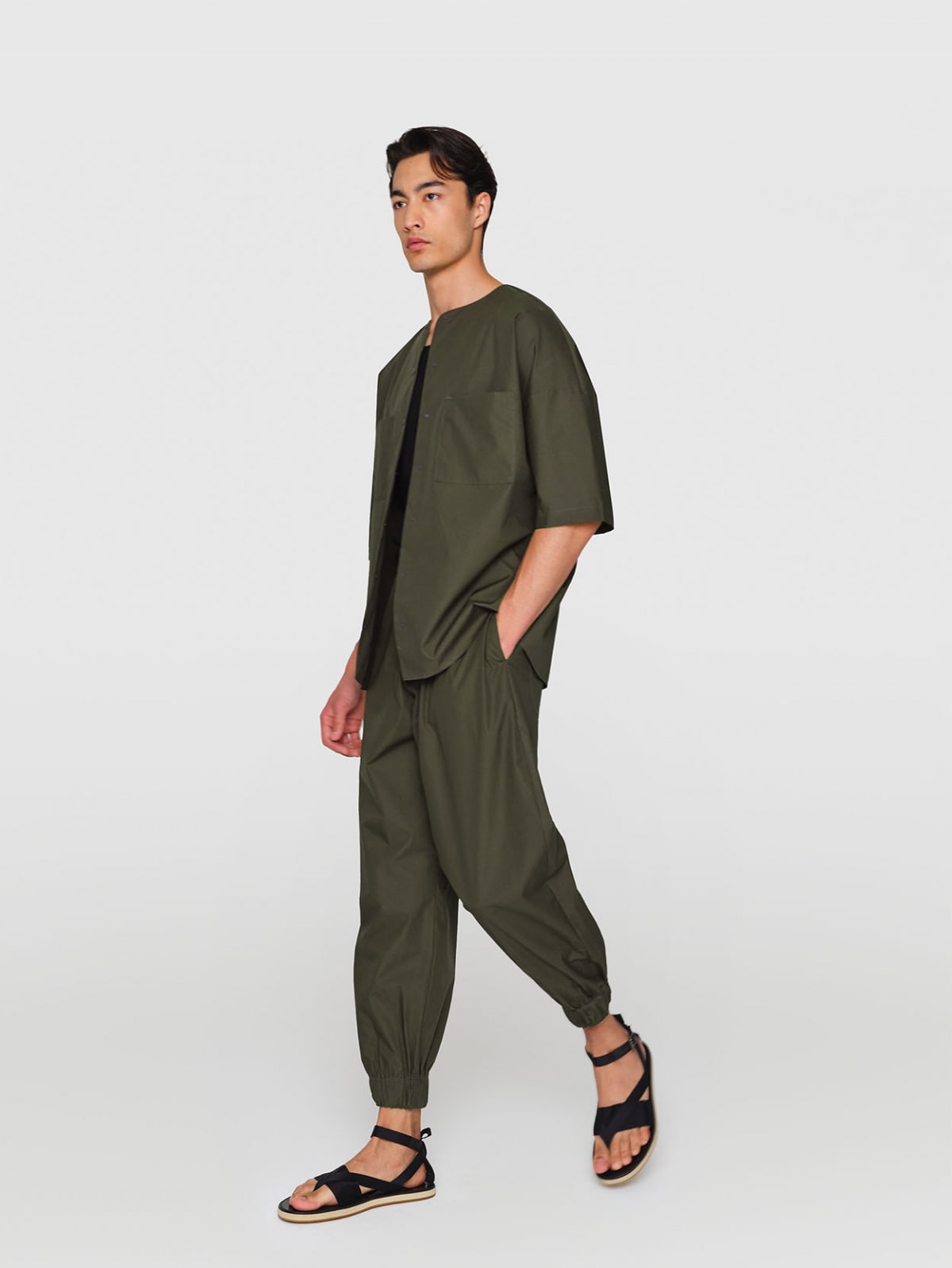 FERANT Paper Poplin Pants