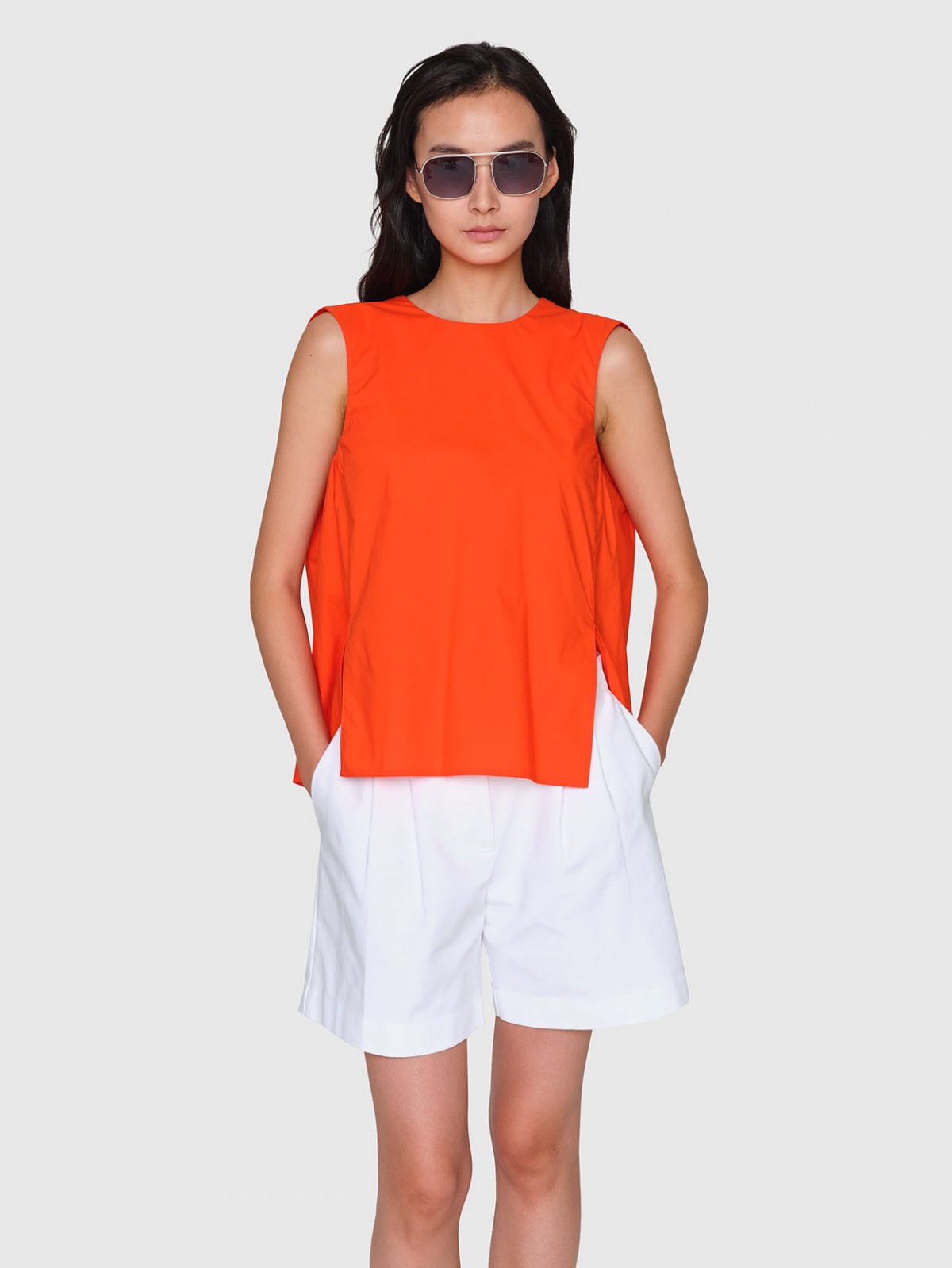 CHRISTIE Cotton HD Poplin Top