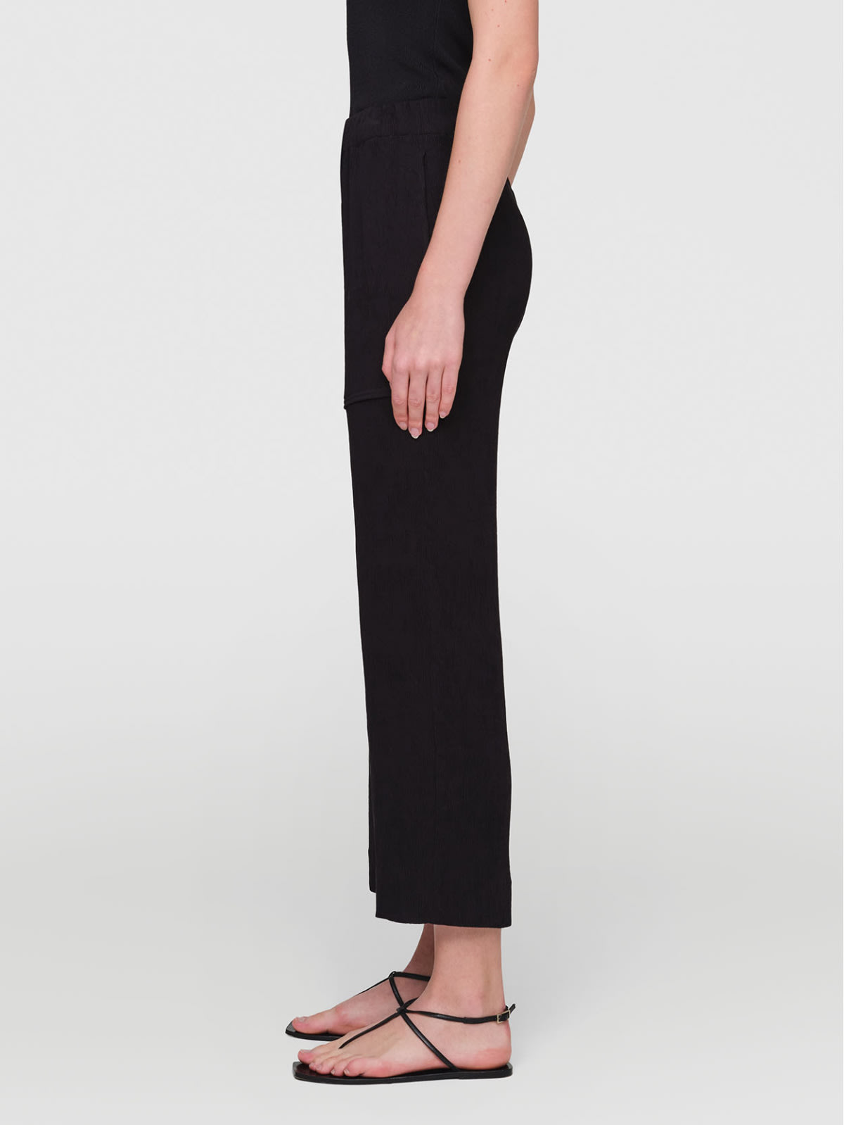 TELIA Plisse Crepe Pants