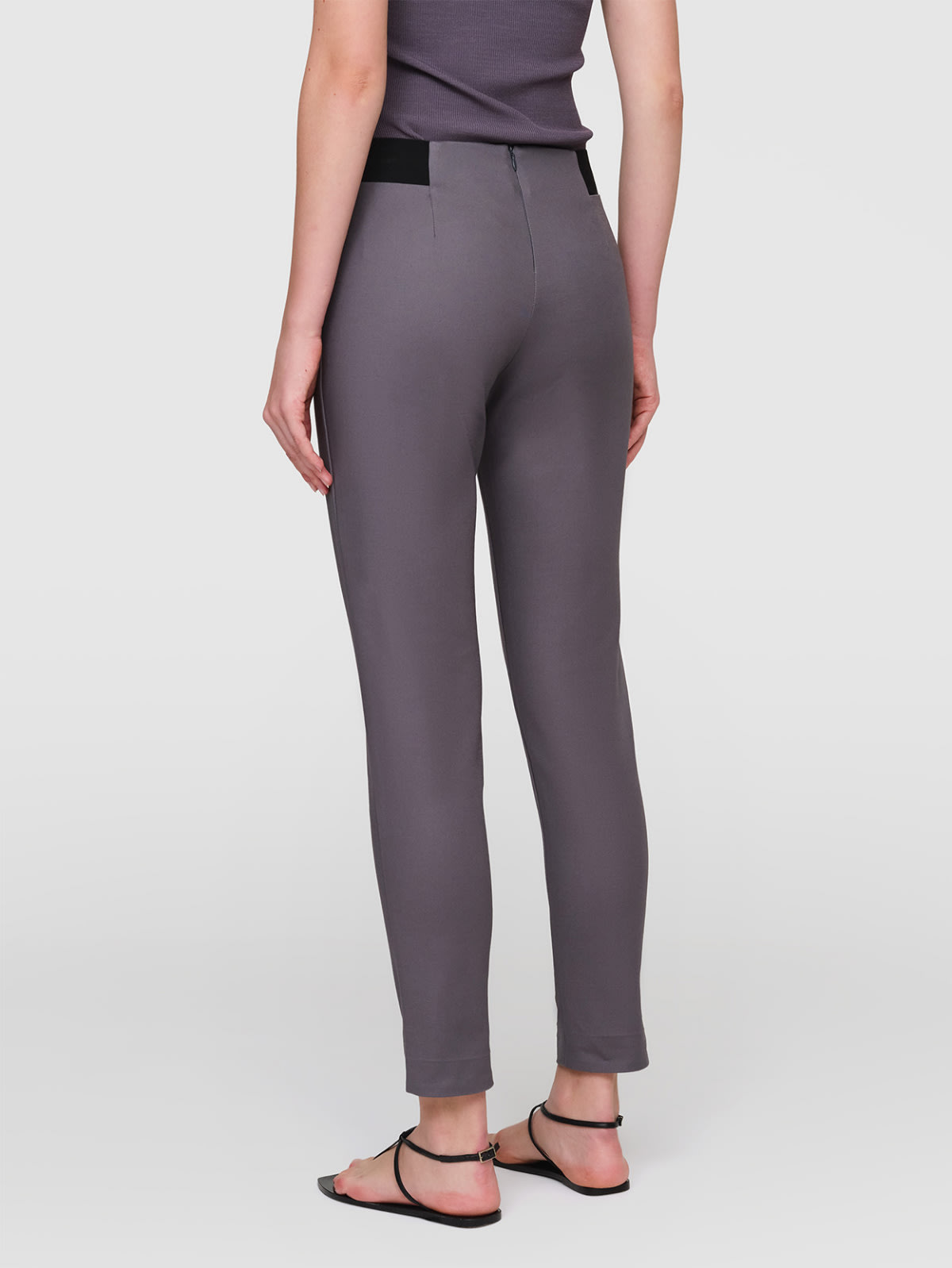 MICHELA Bonded Cotton Pants