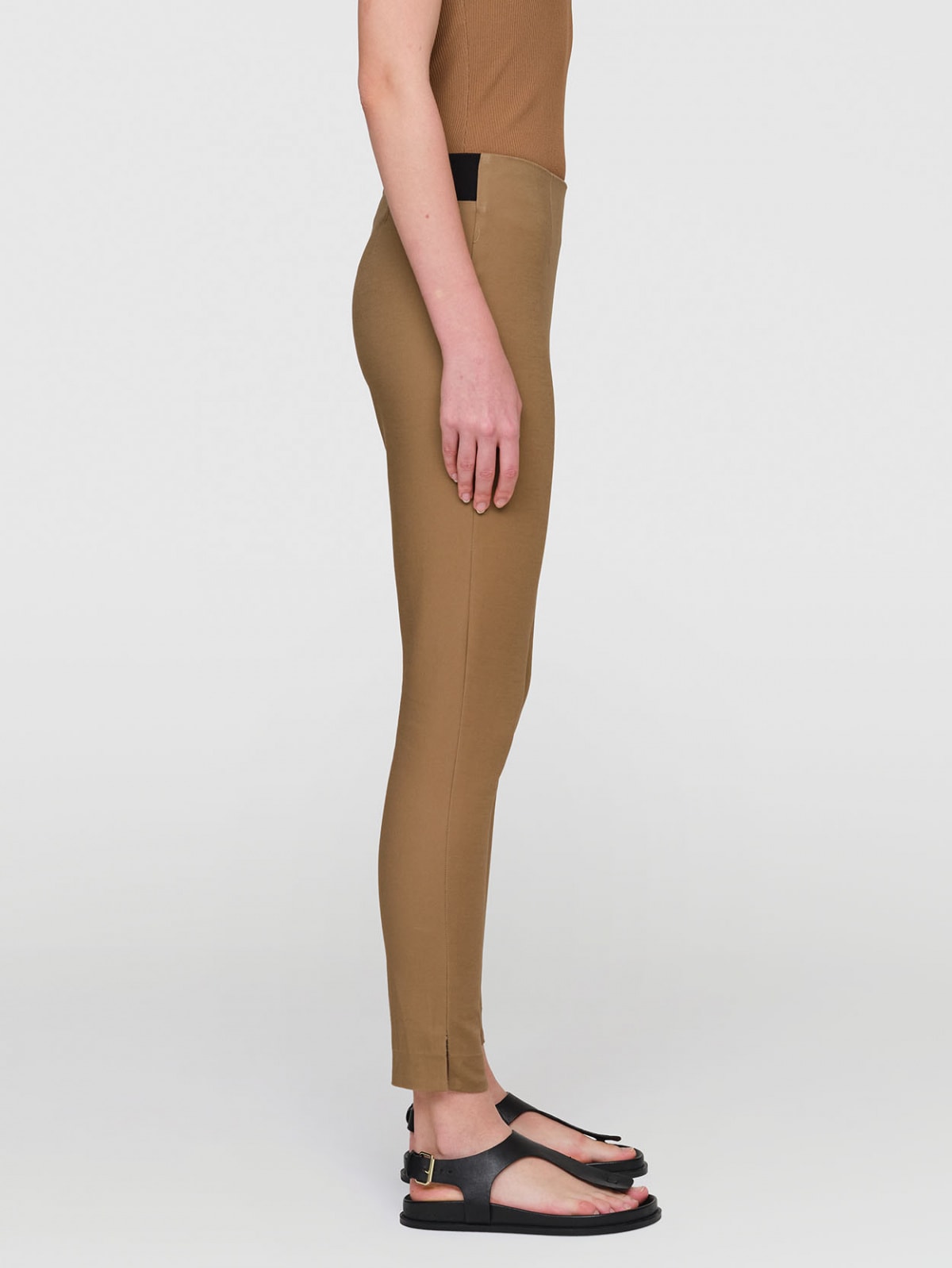 MICHELA Bonded Cotton Pants