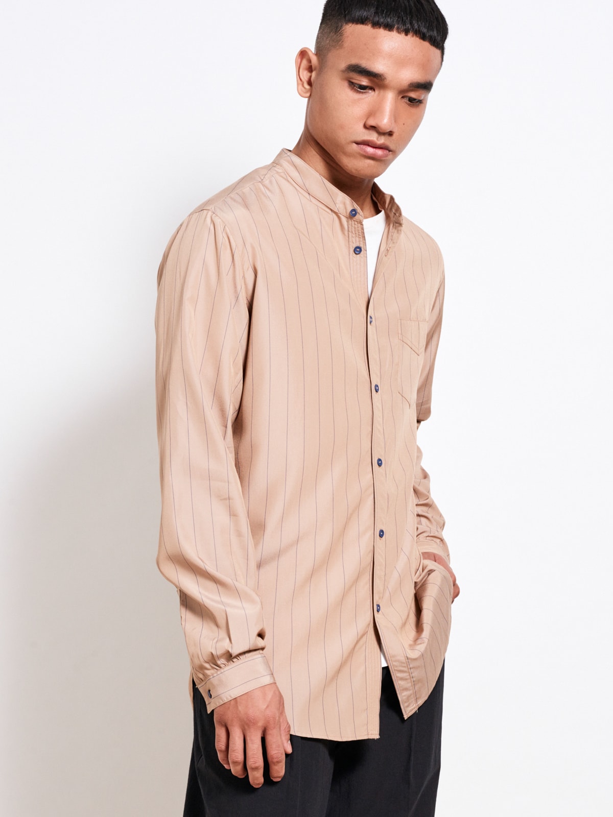 Stretch Cotton  Thom  Shirt  0