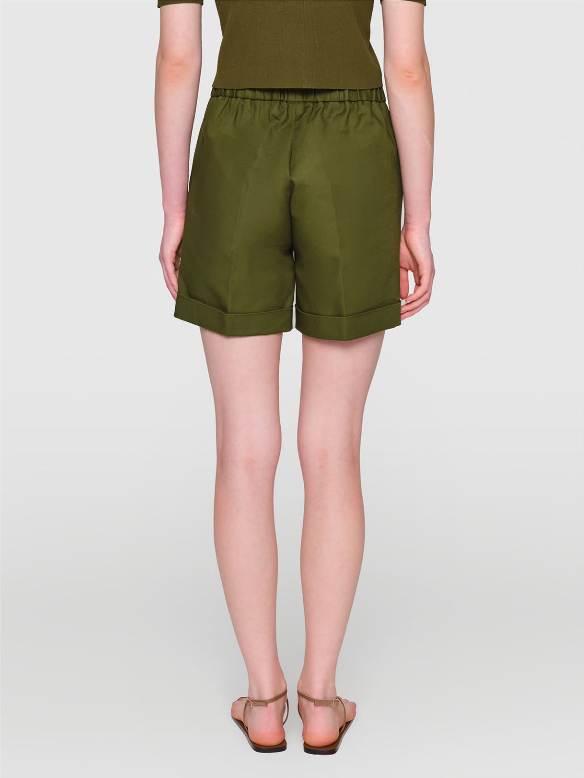 Bonded Cotton  Chuck  Shorts  4