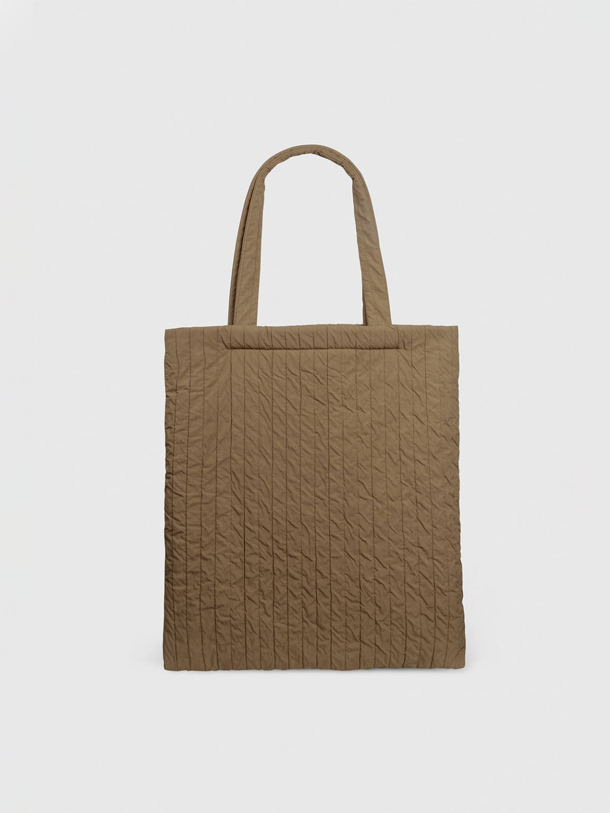 IN GOOD COMPANY - PILLOW Corrugated Cotton Tote Khaki F