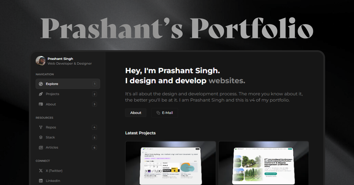 Prashant's Portfolio