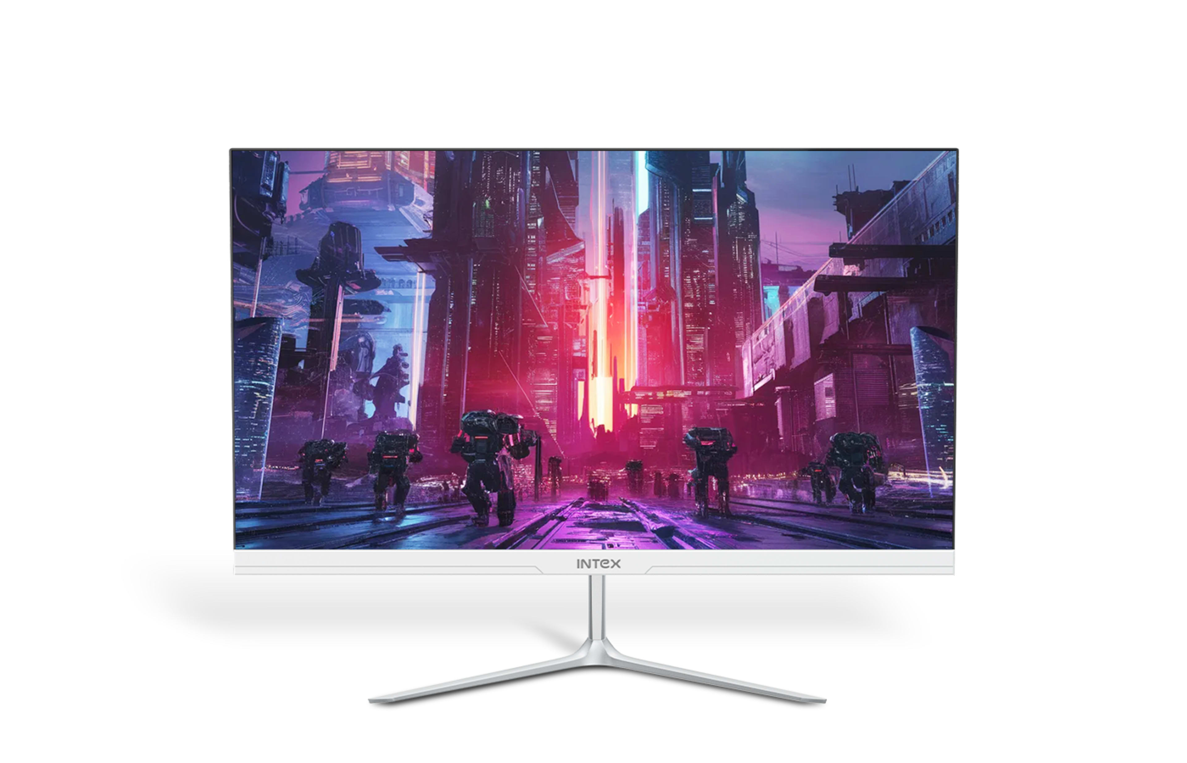 Intex IT-1502 24" Full HD Frameless Monitor | 100Hz | Built-in Speakers | HDMI | VGA