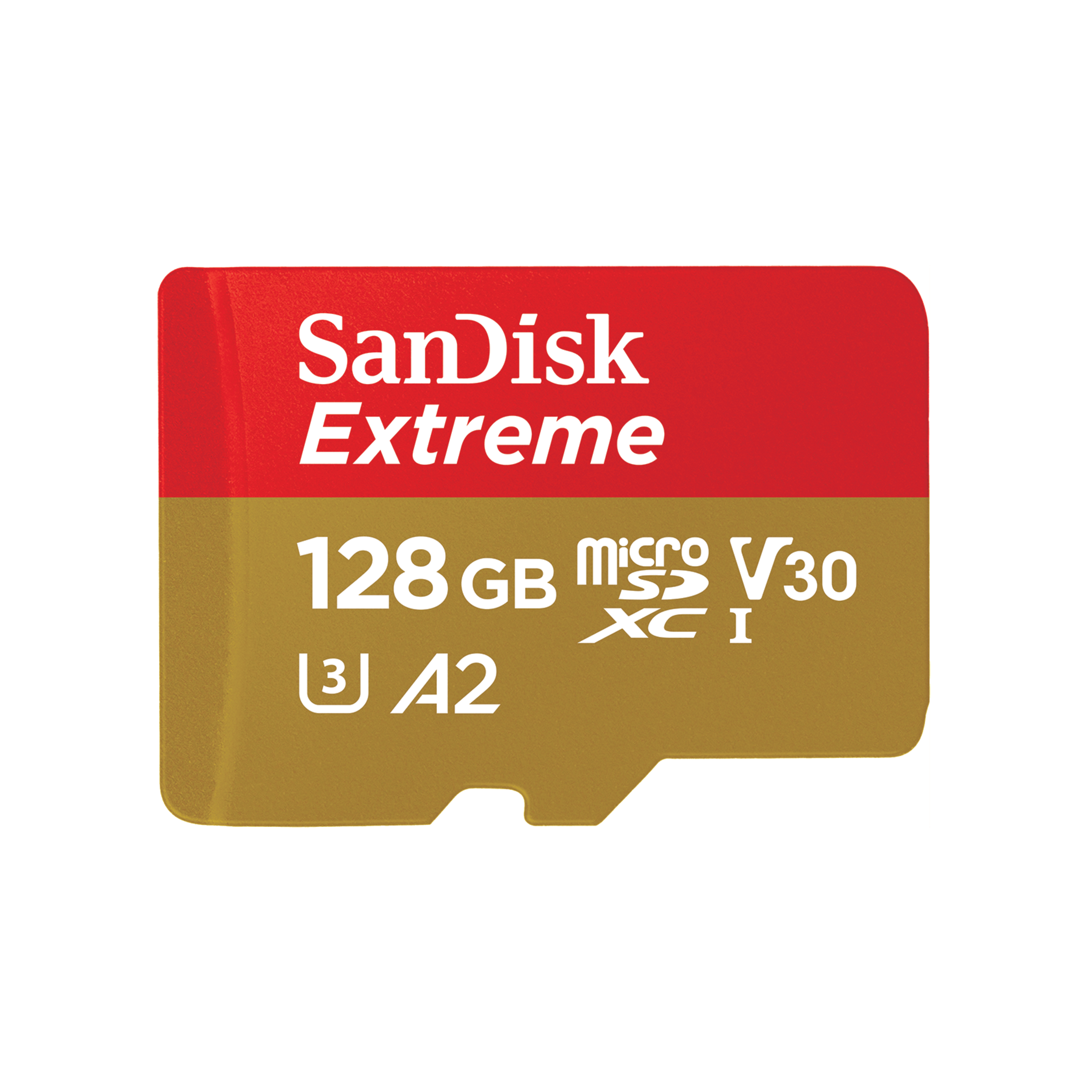 SanDisk Extreme 128GB microSDXC UHS-I Card | Up to 190MB/s Read, 90MB/s Write | A2 U3 V30 | with Adapter