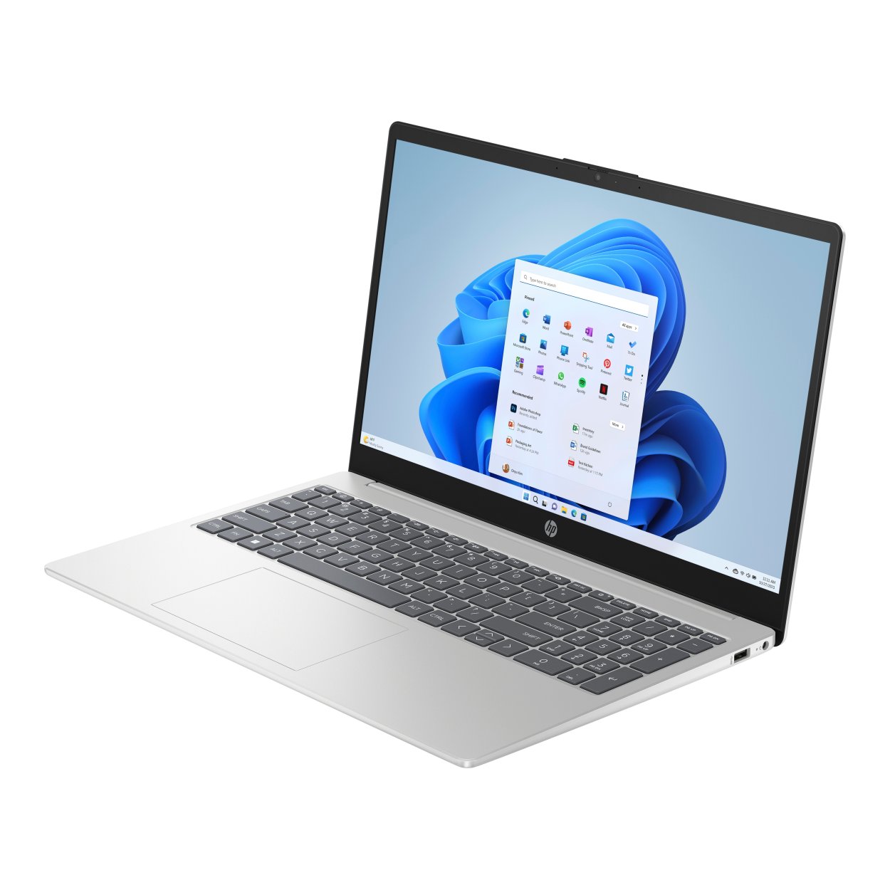 HP Laptop 15-fc0130nia — AMD Ryzen 3 7320U | 4GB | 256GB SSD | 15.6" FHD | FreeDOS feature 1