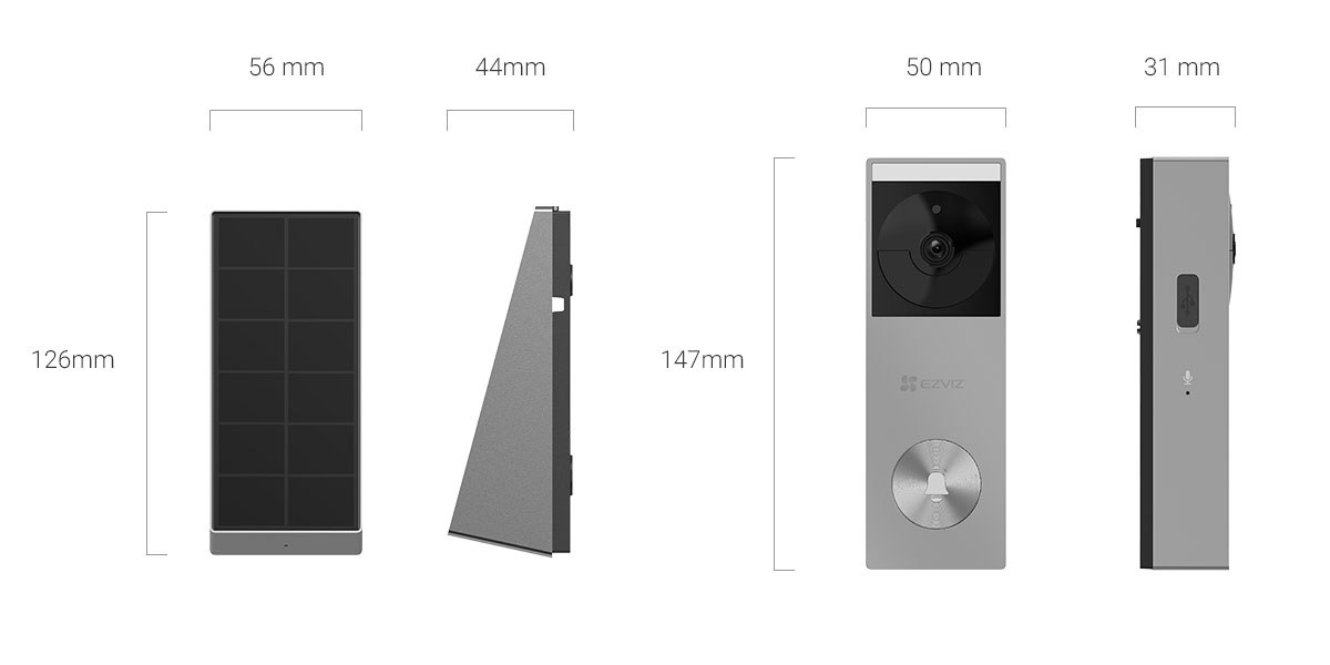EZVIZ HP3 Pro 3MP Video Doorbell Doorviewer feature 1