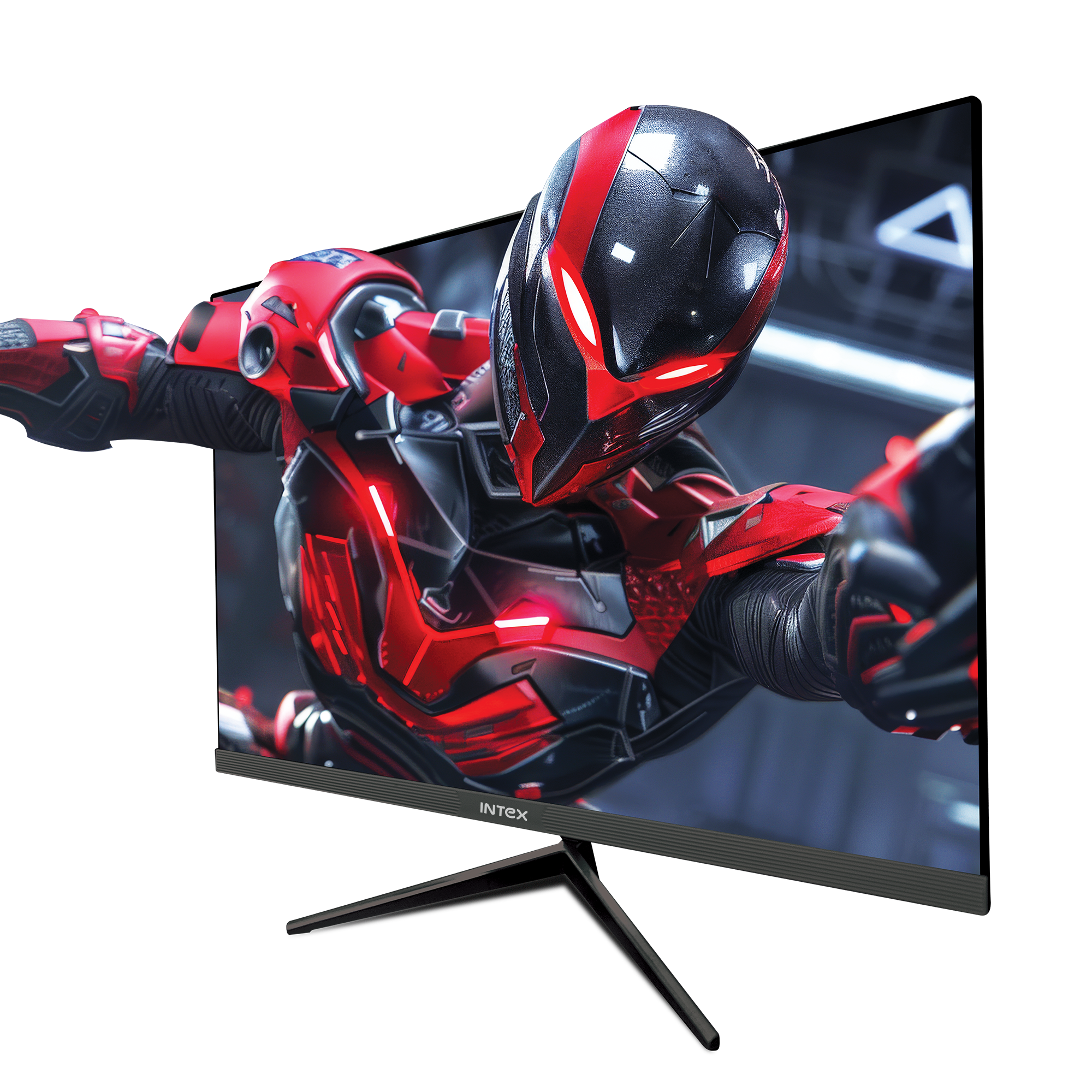Intex IT-2201 27" Full HD Flat Frameless Monitor | VA | 100Hz | 5ms | Speakers | HDMI | DP