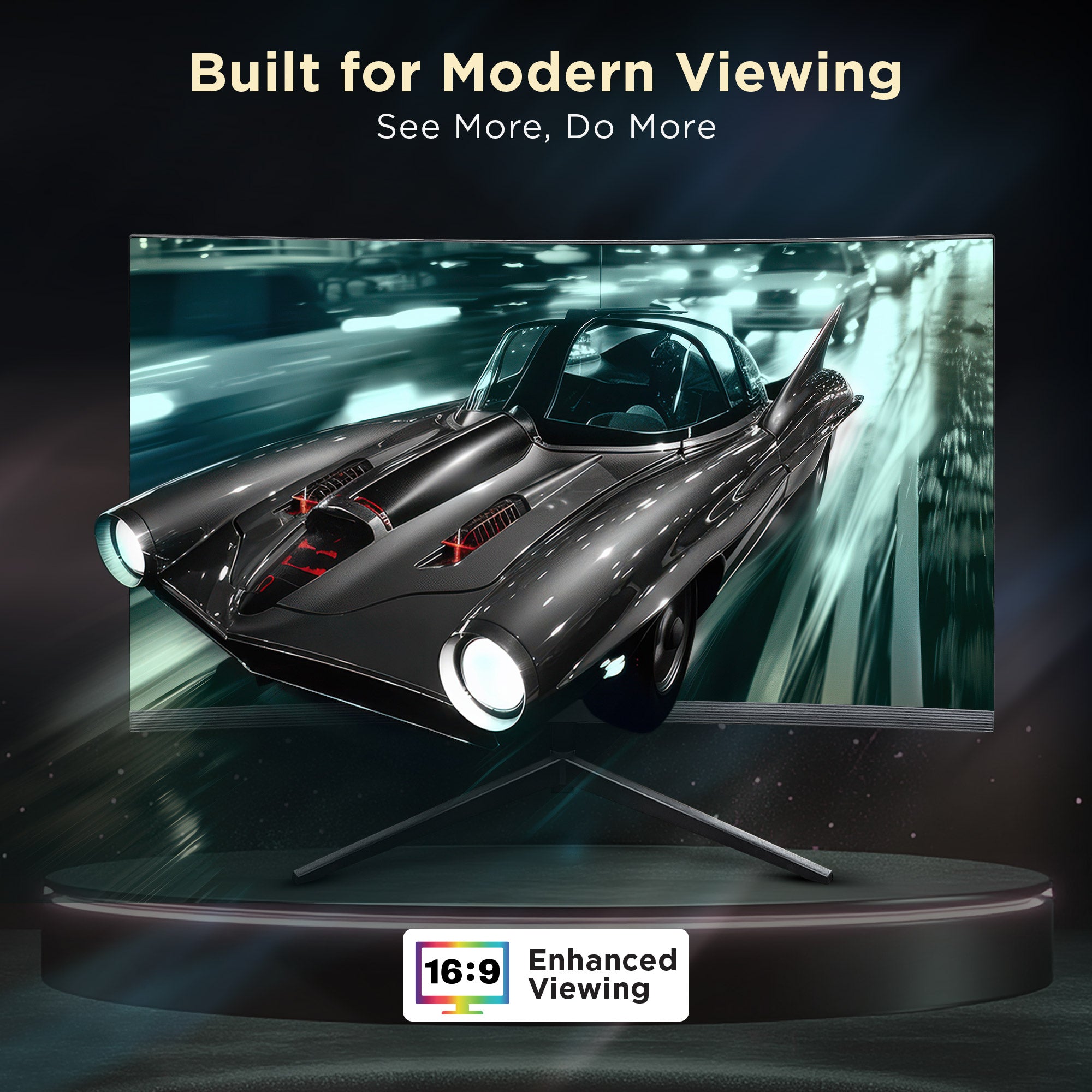 Intex IT-2201C 27" Full HD Curved Monitor | 1500R VA | 100Hz | 5ms | Speakers | HDMI | DP feature 3