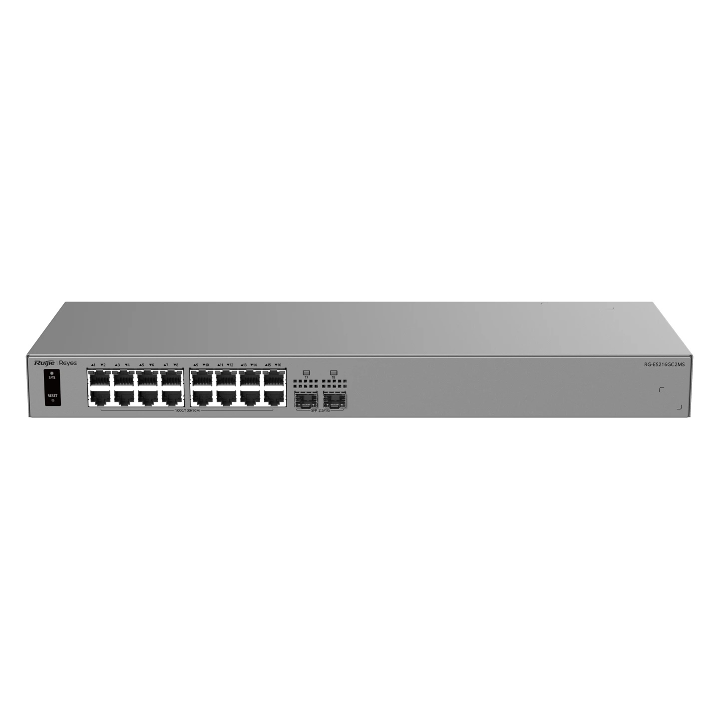 Ruijie Reyee RG-ES216GC2MS 18-Port Gigabit Cloud Managed Switch with 2 x 2.5G SFP | Cloud Managed