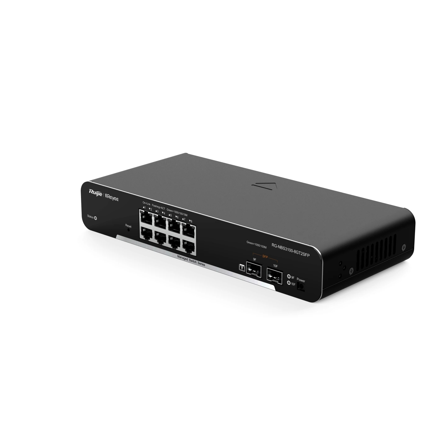 Ruijie Reyee RG-NBS3100-8GT2SFP 10-Port Gigabit Layer 2 Cloud Managed Non-PoE Switch | 2 SFP Uplink | Metal Case feature 3