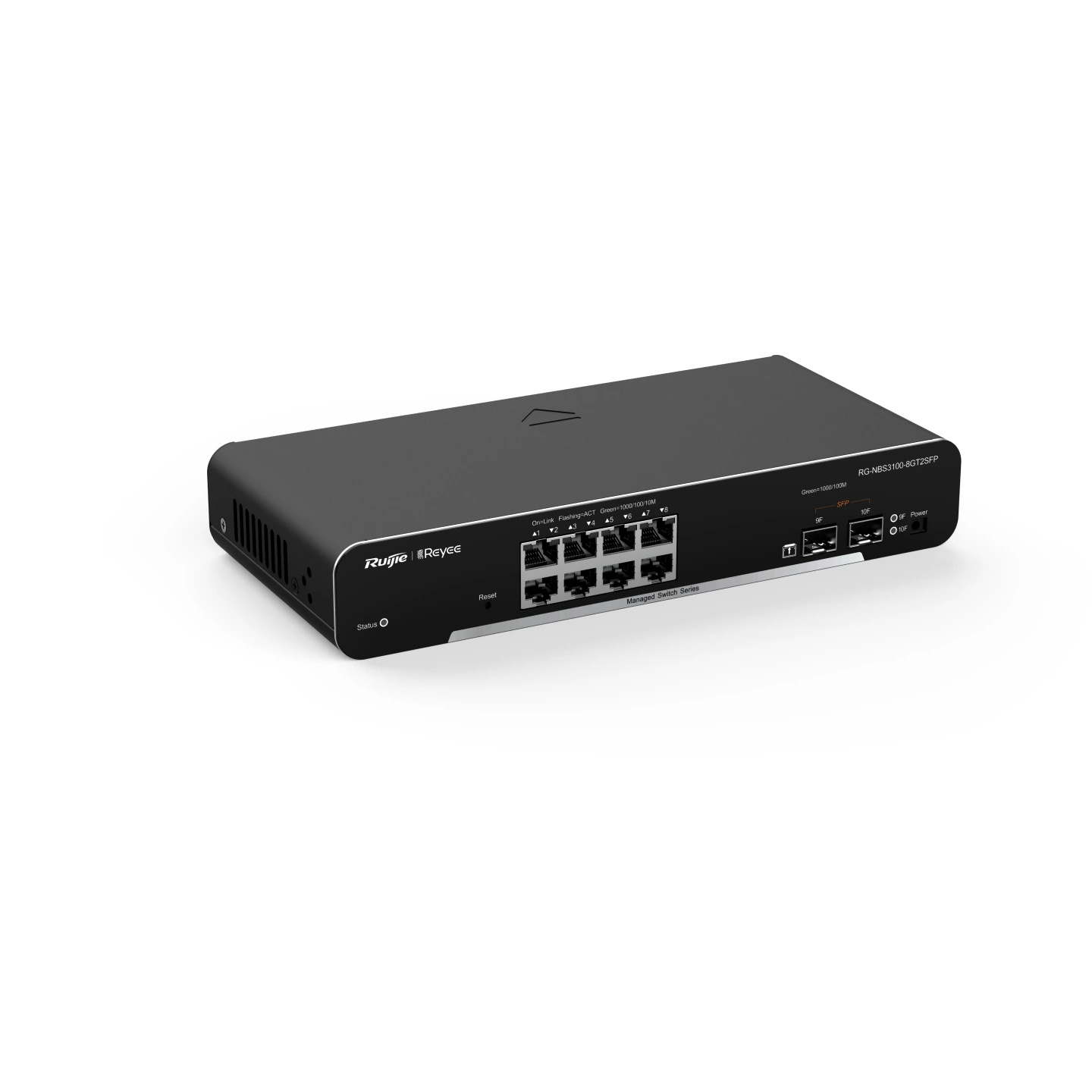 Ruijie Reyee RG-NBS3100-8GT2SFP 10-Port Gigabit Layer 2 Cloud Managed Non-PoE Switch | 2 SFP Uplink | Metal Case feature 2