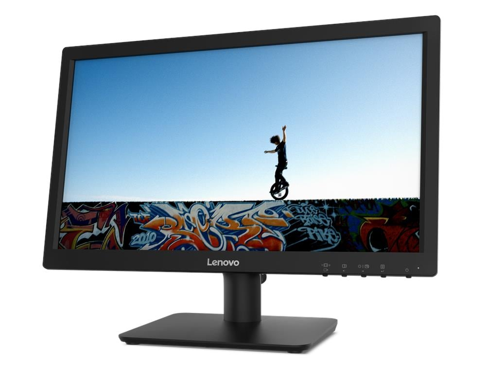 Lenovo D19-10 18.5" HD Monitor | 1366×768 TN | 60Hz | HDMI + VGA | 3-Year Warranty feature 1