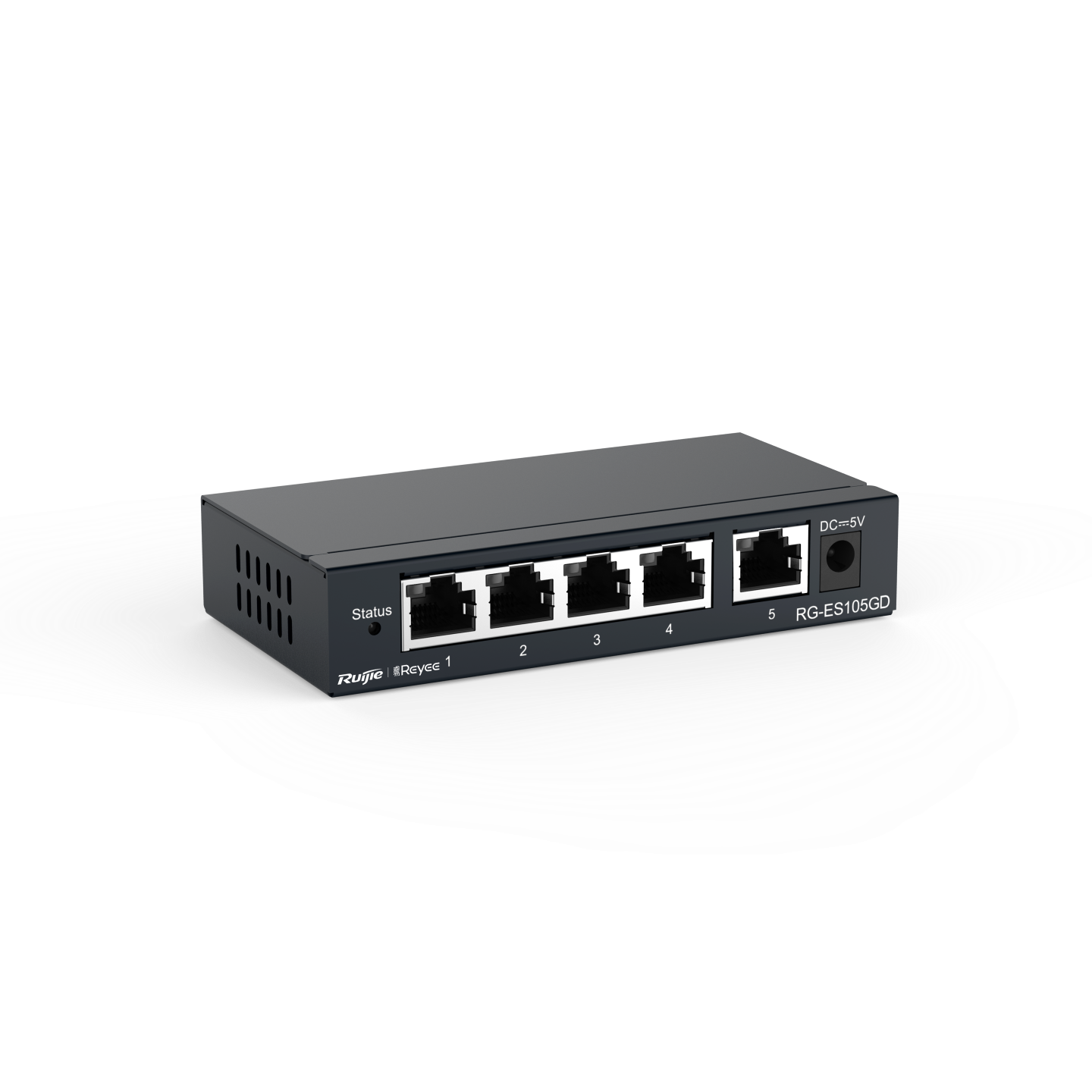 Ruijie Reyee RG-ES105GD 5-Port Gigabit Unmanaged Switch | Reyee Cloud Monitoring | Metal Case feature 2