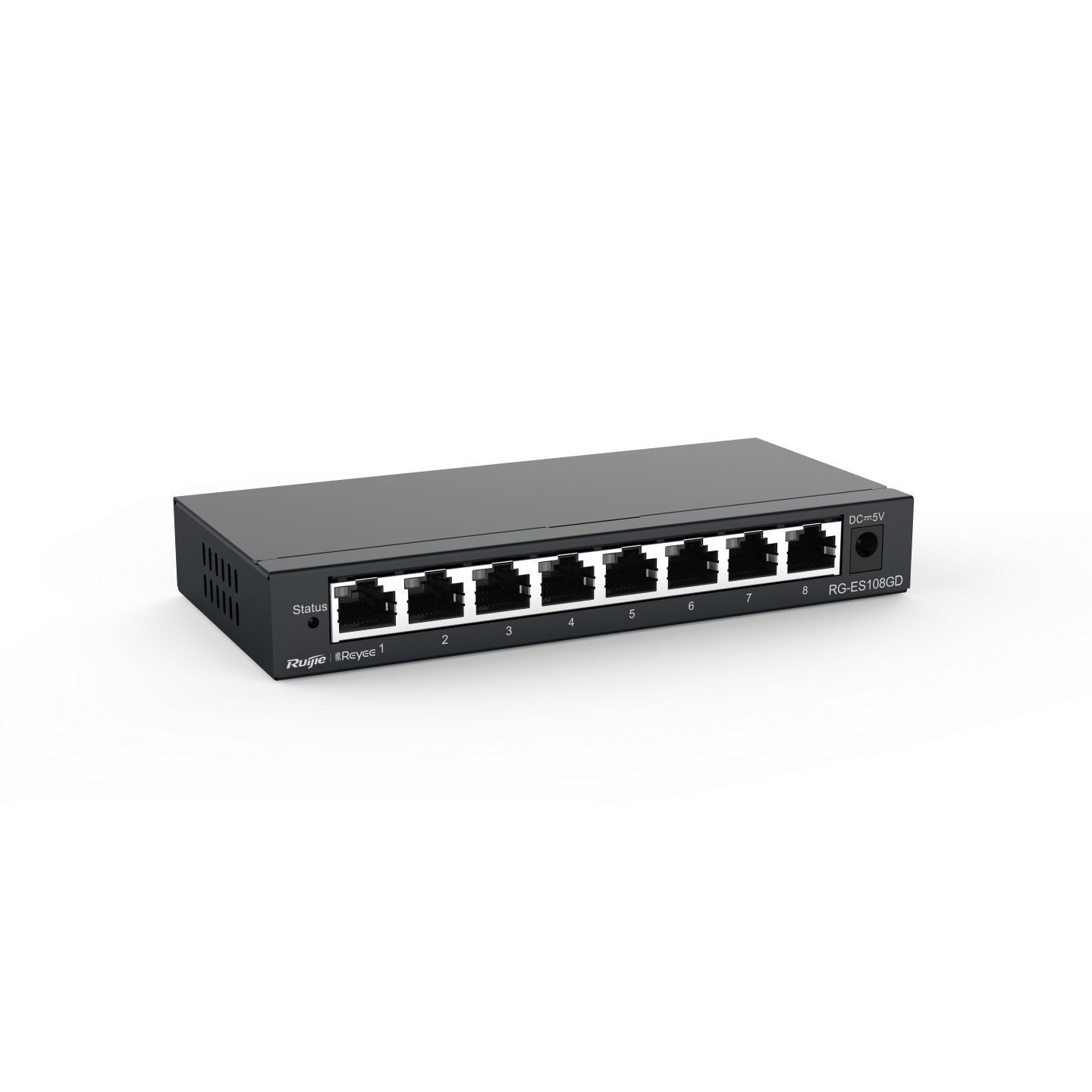 Ruijie Reyee RG-ES108GD 8-Port Gigabit Unmanaged Switch | Reyee Cloud Monitoring | Metal Case feature 2
