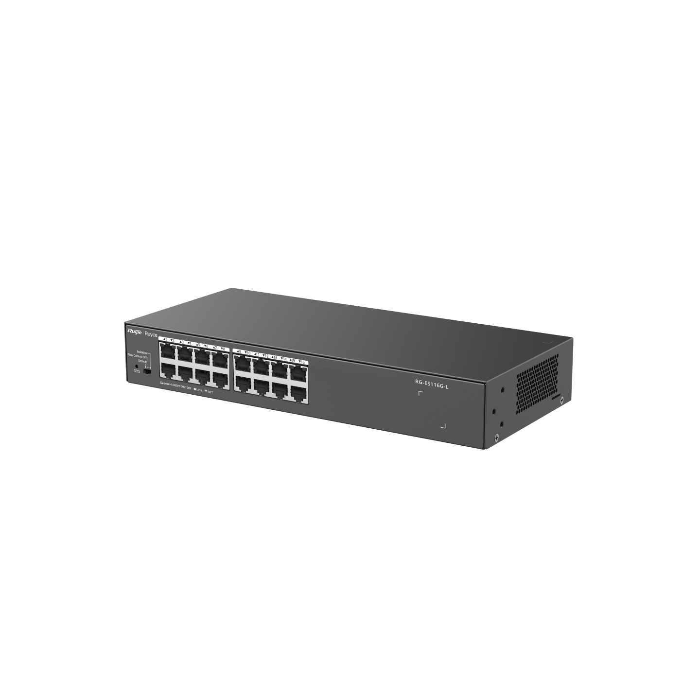 Ruijie Reyee RG-ES116G-L 16-Port Gigabit Unmanaged Switch | Reyee Cloud Monitoring | Metal Case feature 2