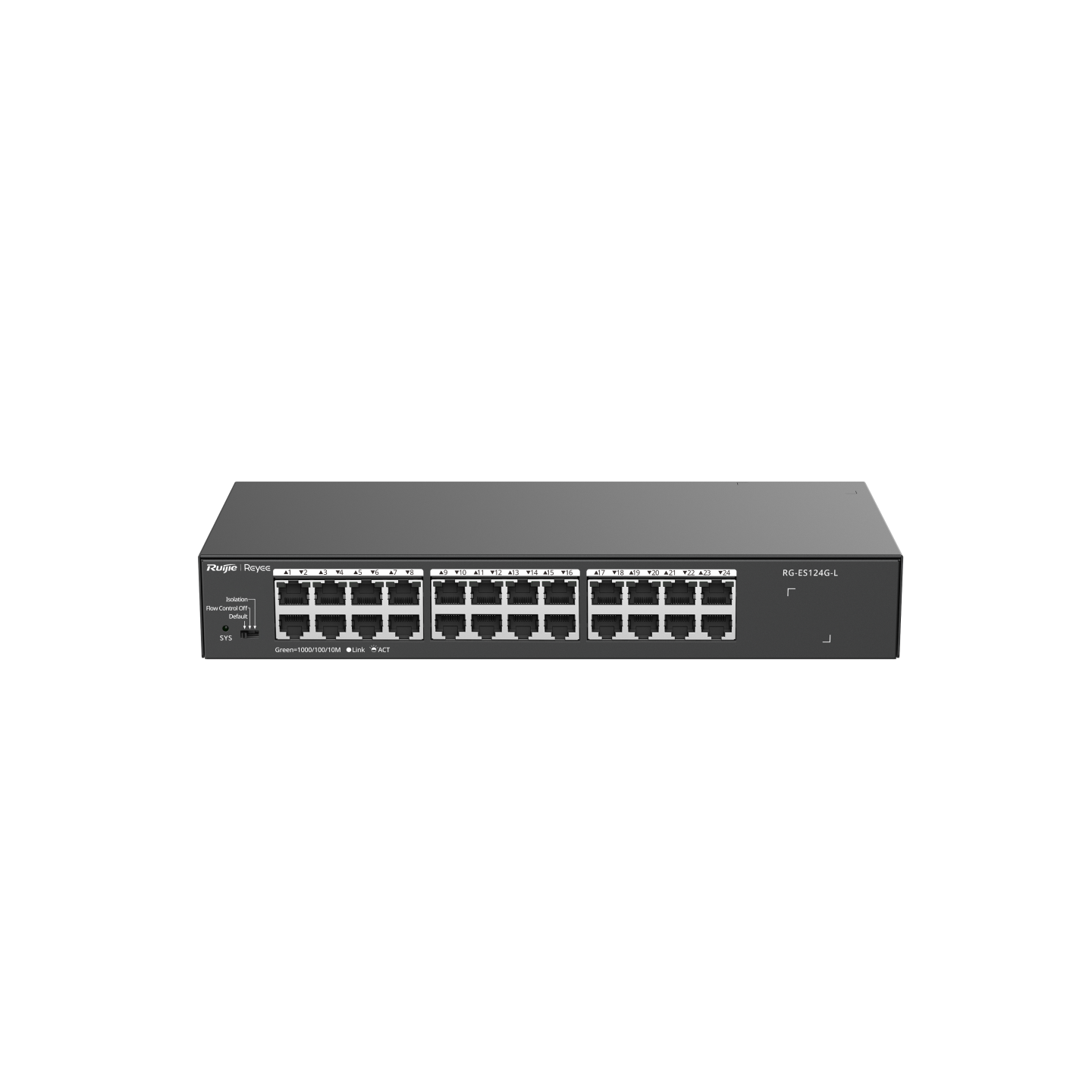 Ruijie Reyee RG-ES124G-L 24-Port Gigabit Unmanaged Switch | Reyee Cloud Monitoring | Metal Case feature 1