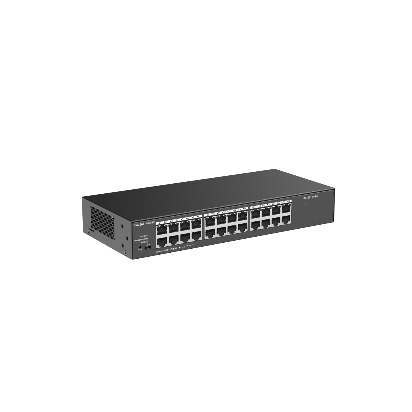 Ruijie Reyee RG-ES124G-L 24-Port Gigabit Unmanaged Switch | Reyee Cloud Monitoring | Metal Case feature 3