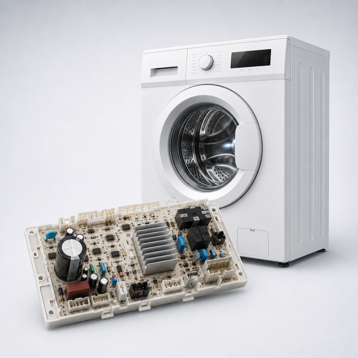 Lavarropas y placa electrónica de control