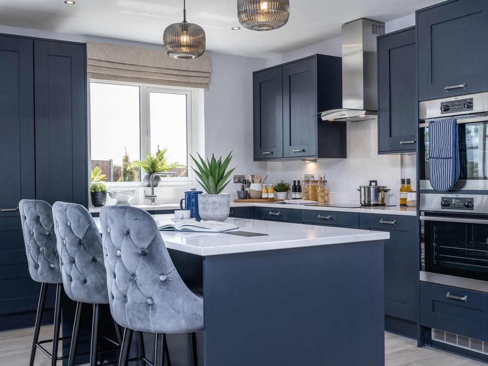The kitchen in The Harrogate home