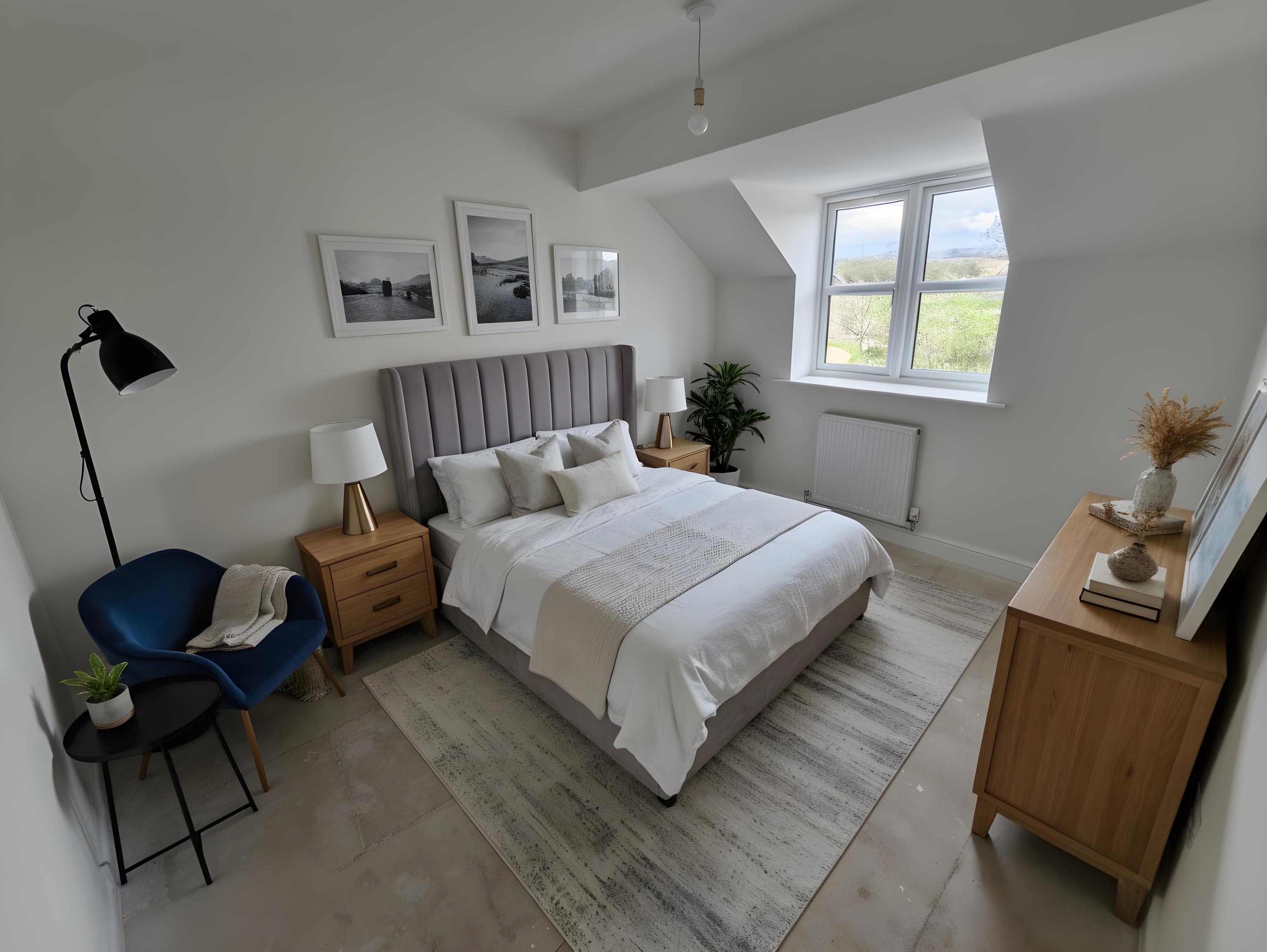 AI-designed luxury living room — after