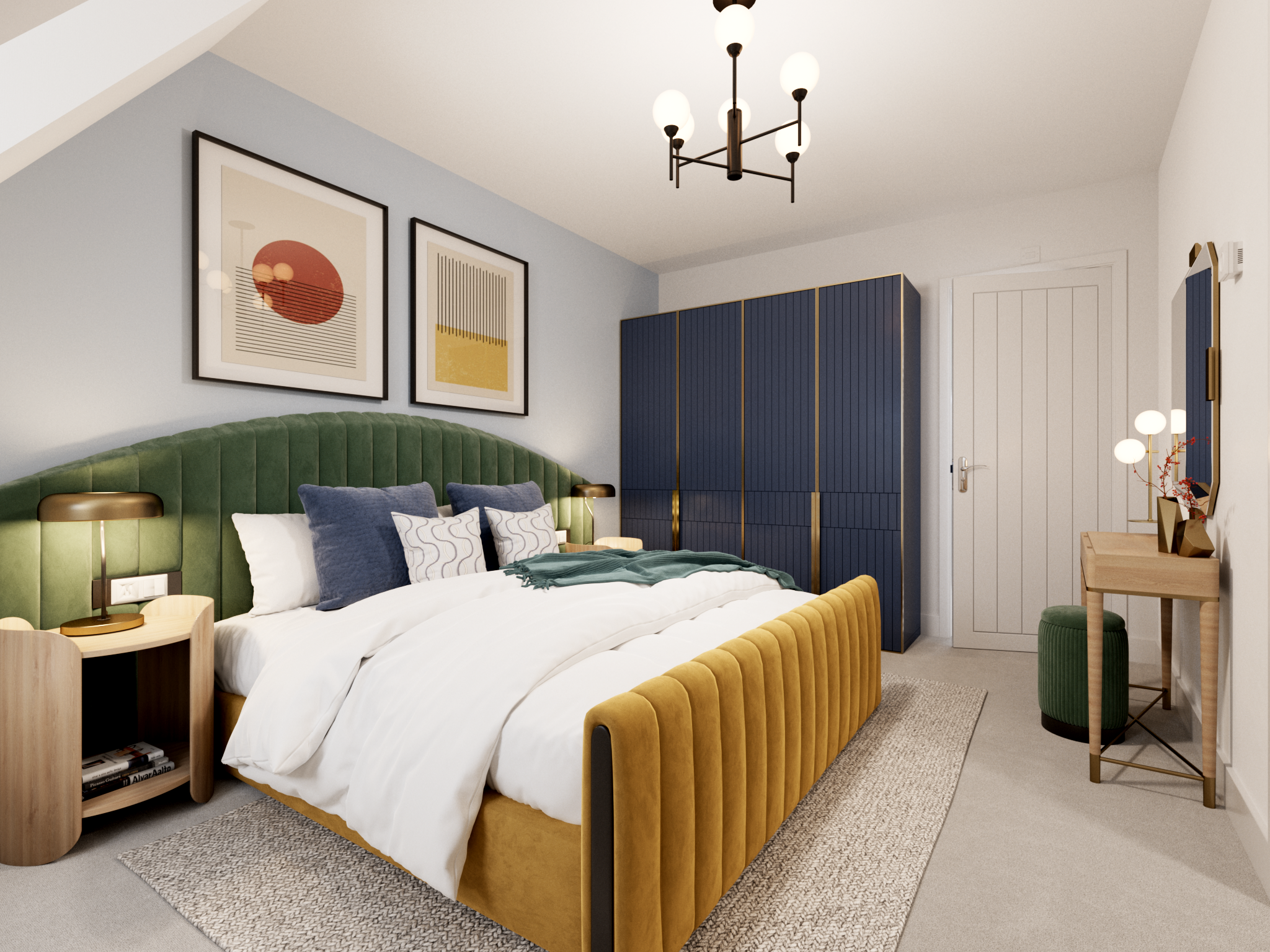 The Saunton interior