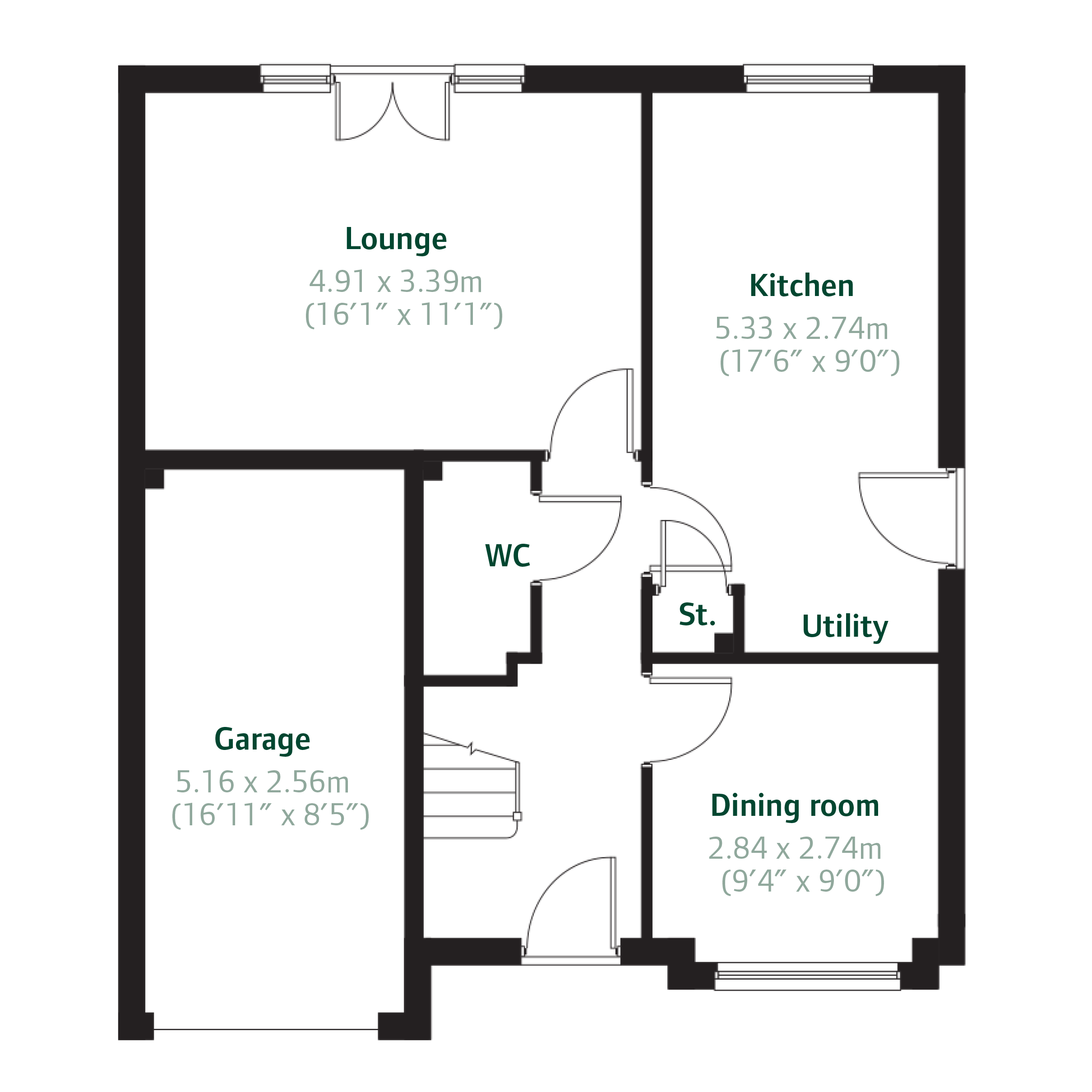 The Balerno floorplan