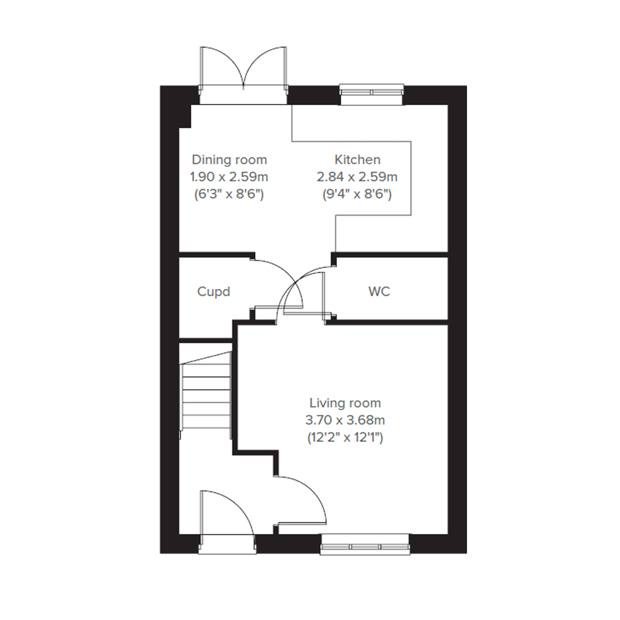 The Addlebrough floorplan