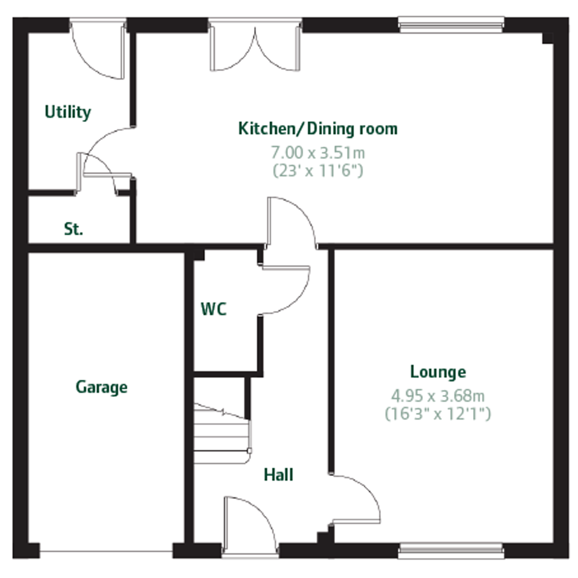 The Warriston floorplan