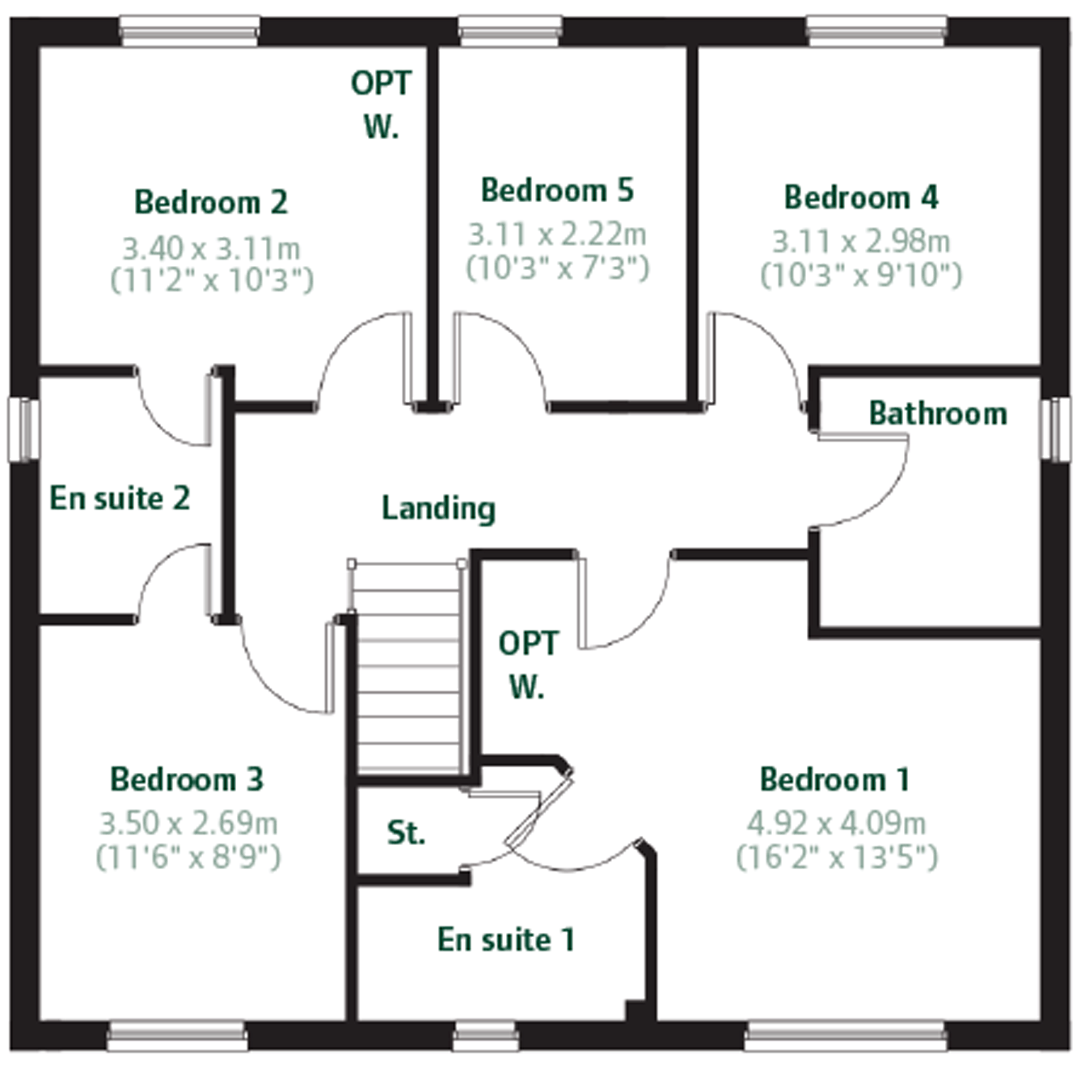 The Warriston floorplan