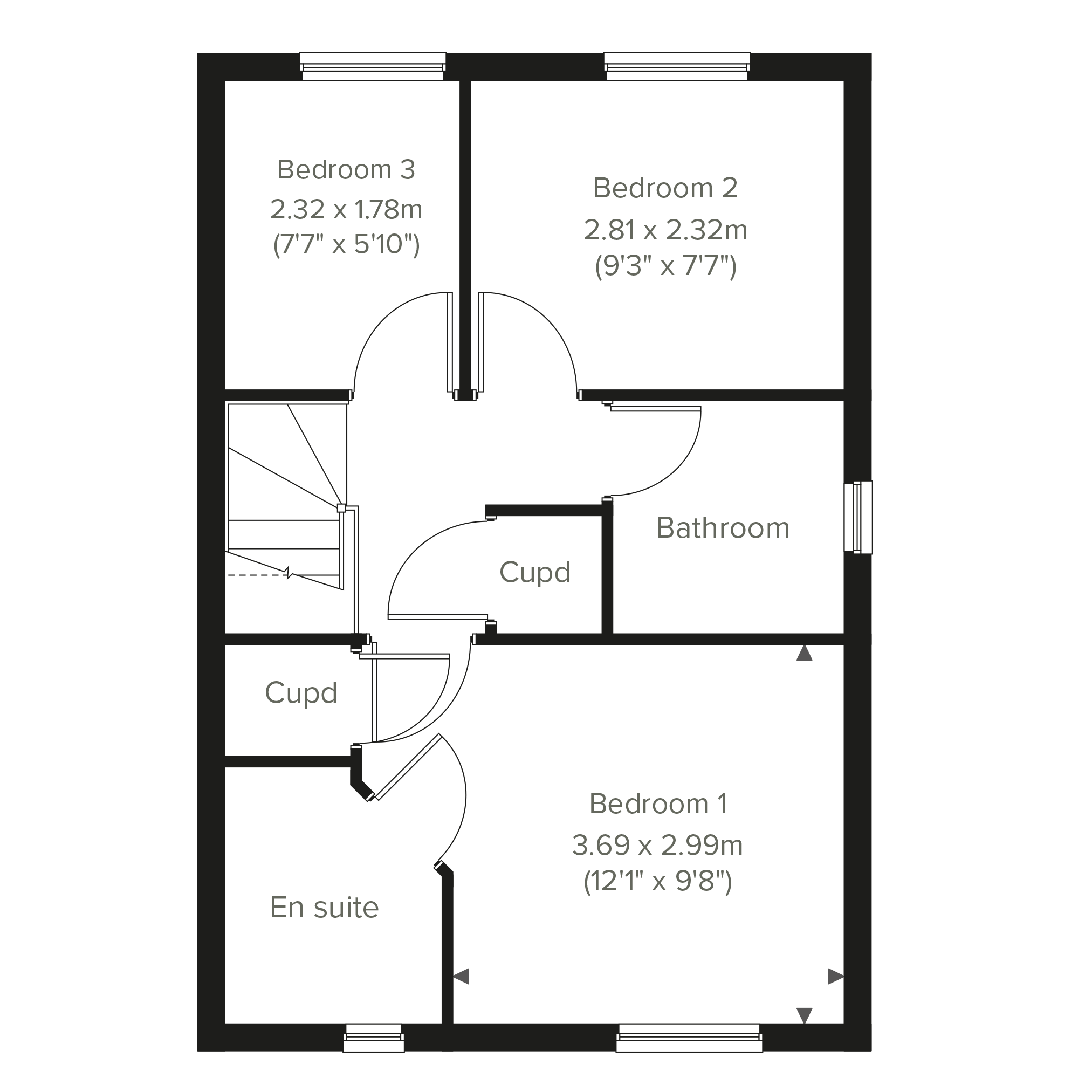 The Hanbury floorplan