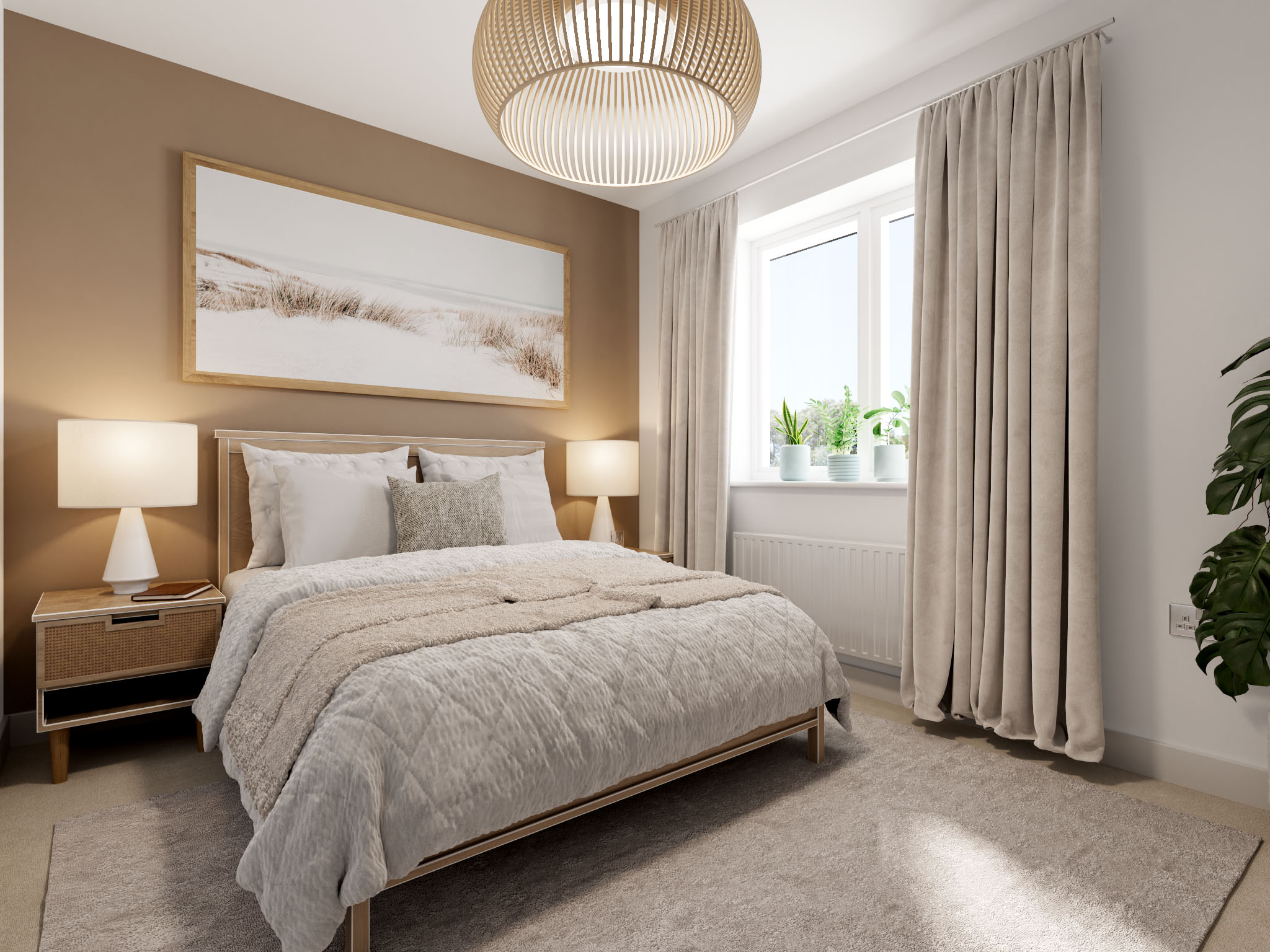 The Portree bedroom