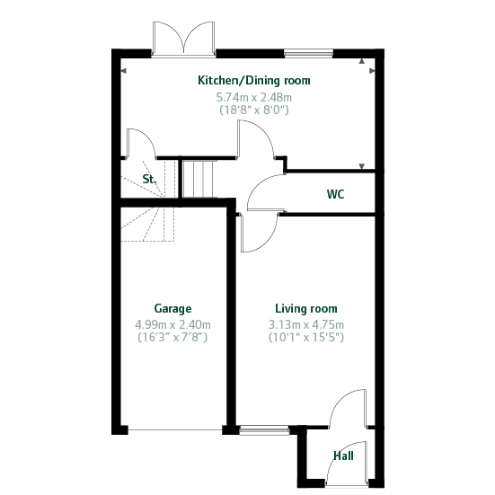 The Grasmere floorplan
