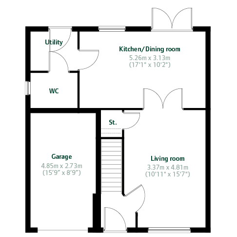 The Hornsea floorplan