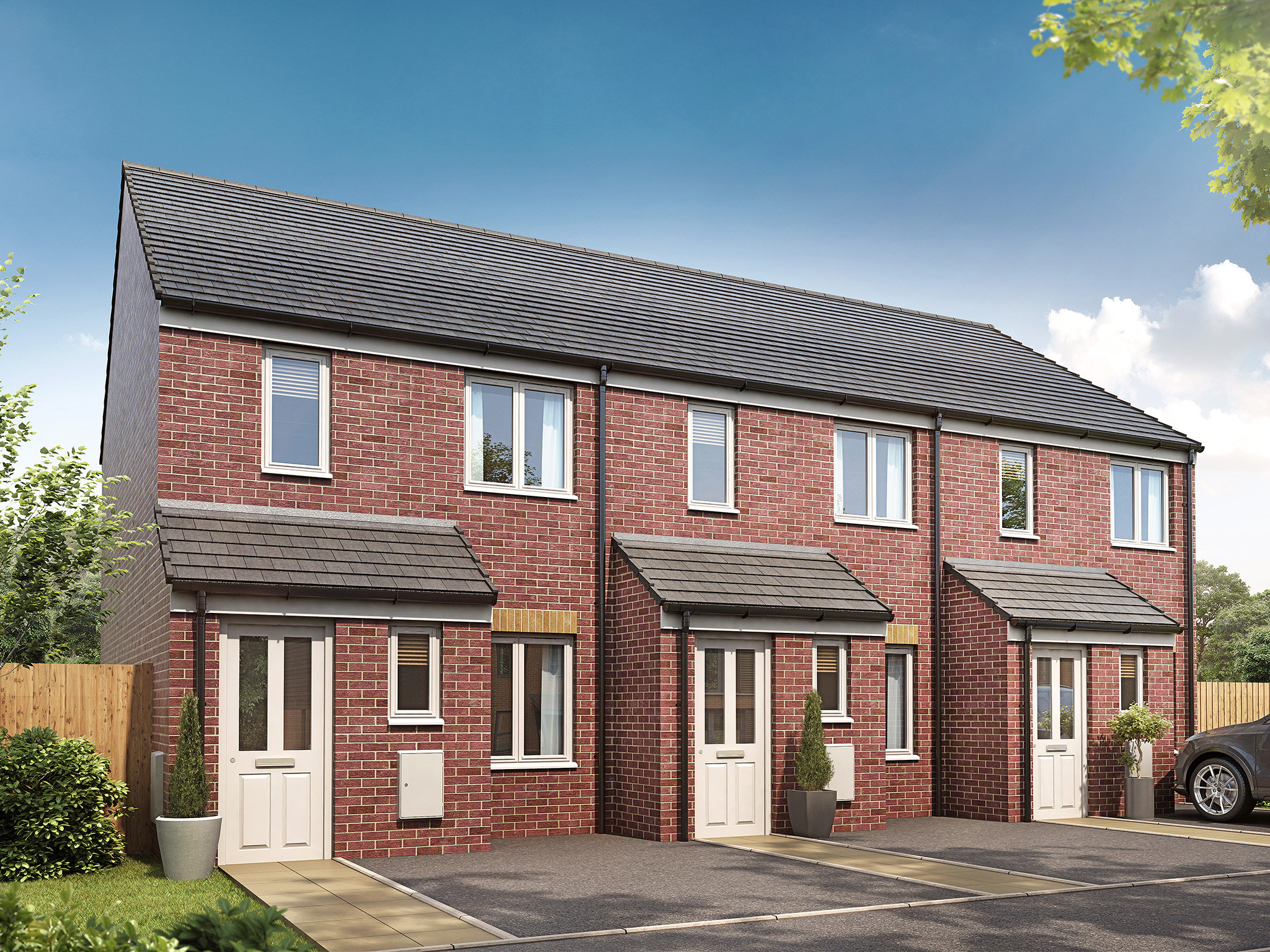 The Alnwick by Persimmon Homes — exterior