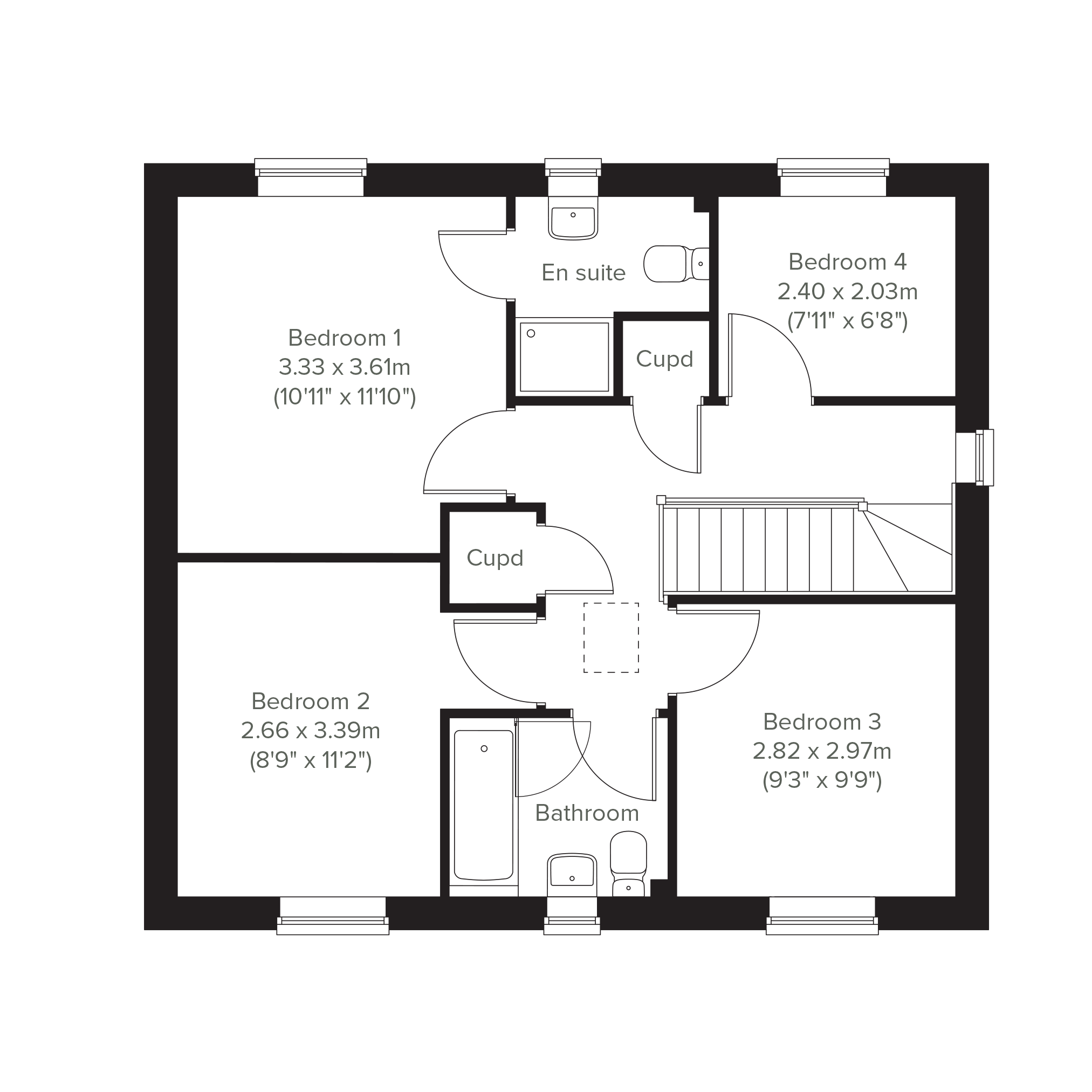 The Coniston floorplan