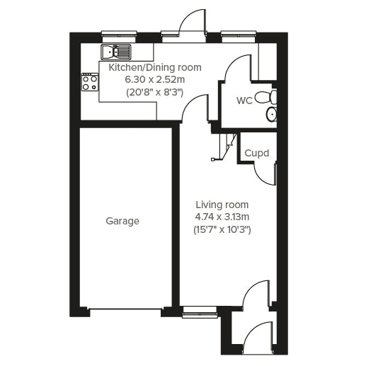 The Delamare floorplan