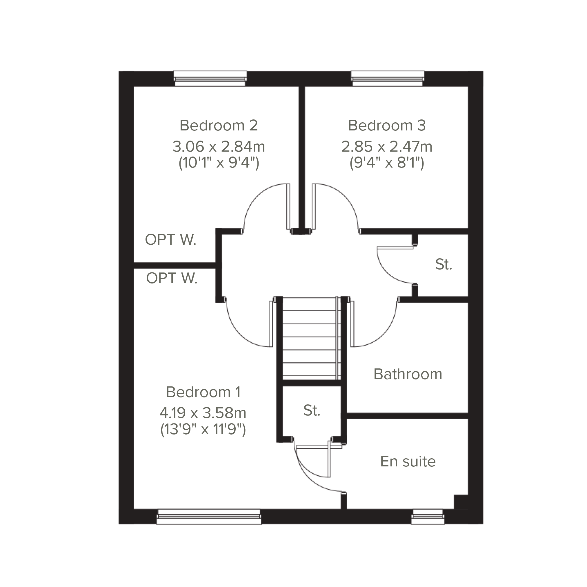 The Newton floorplan