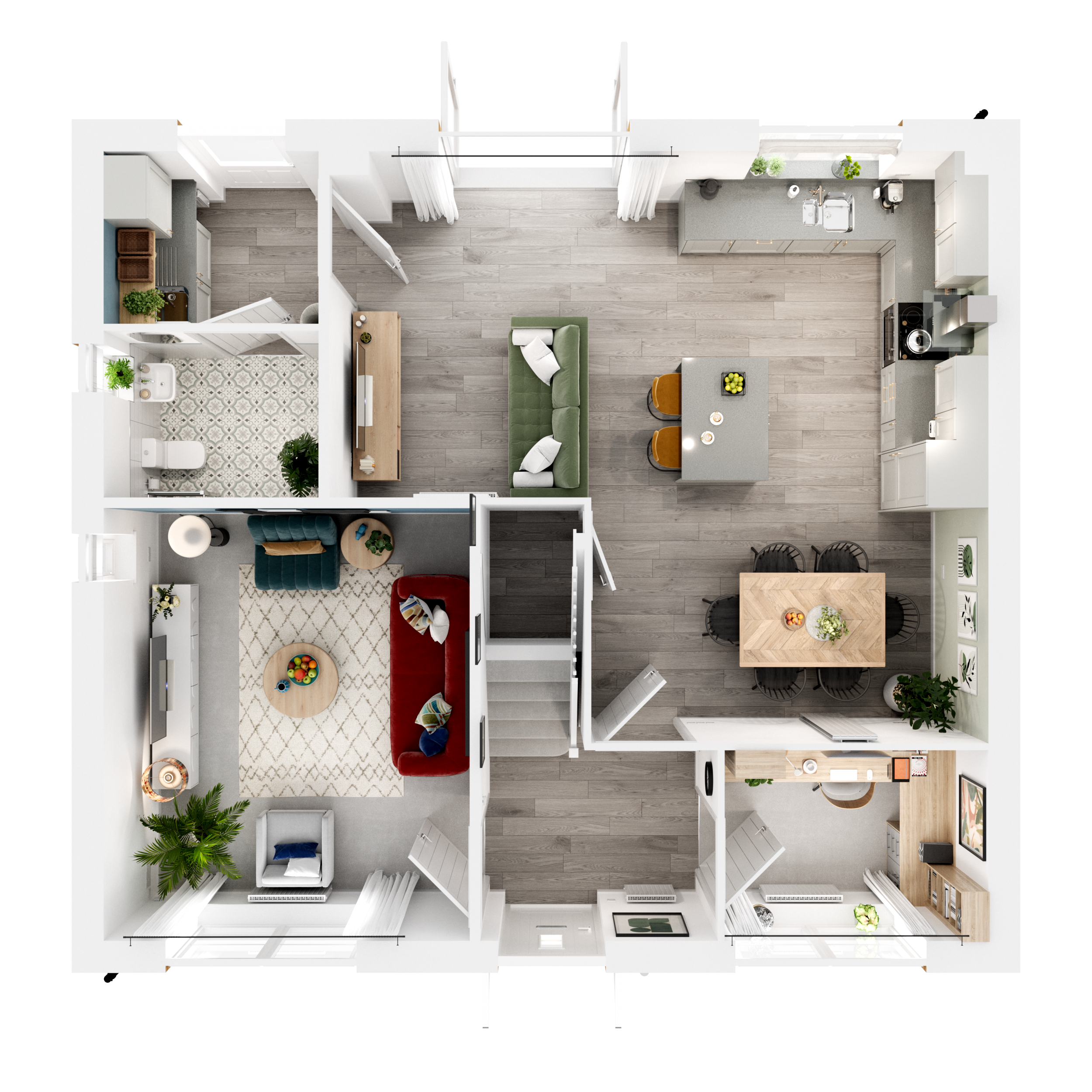 The Brightstone floorplan