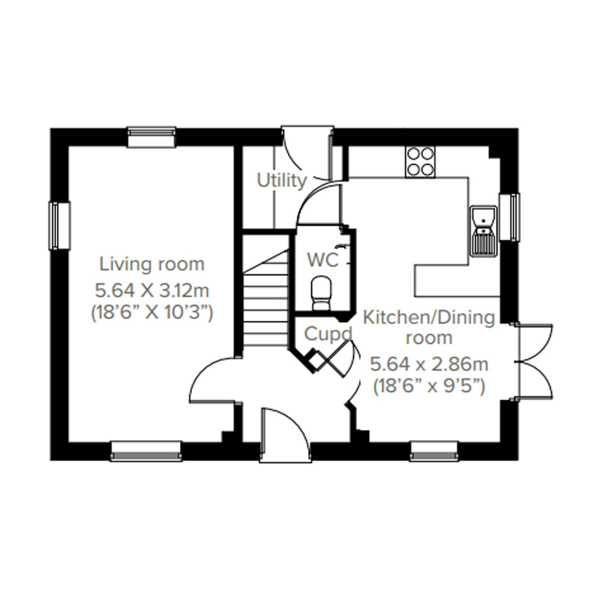 The Blakesley floorplan