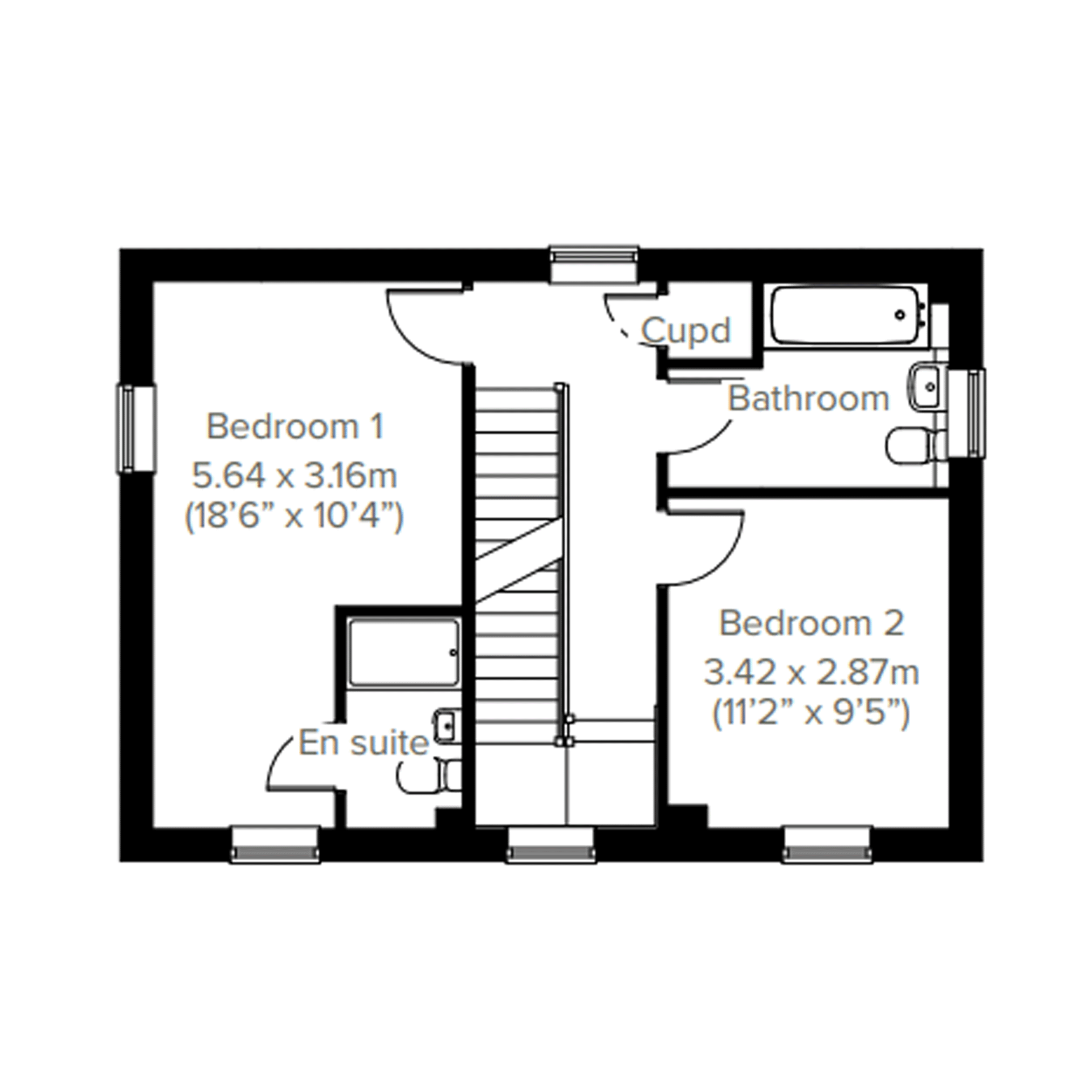 The Blakesley floorplan