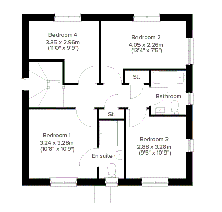 The Kenmore floorplan