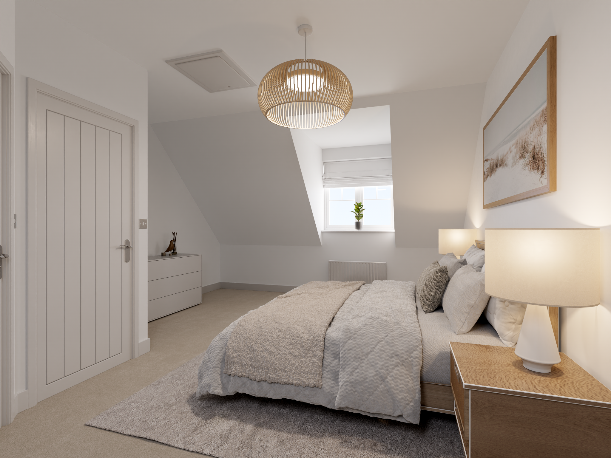 The Leicester bedroom
