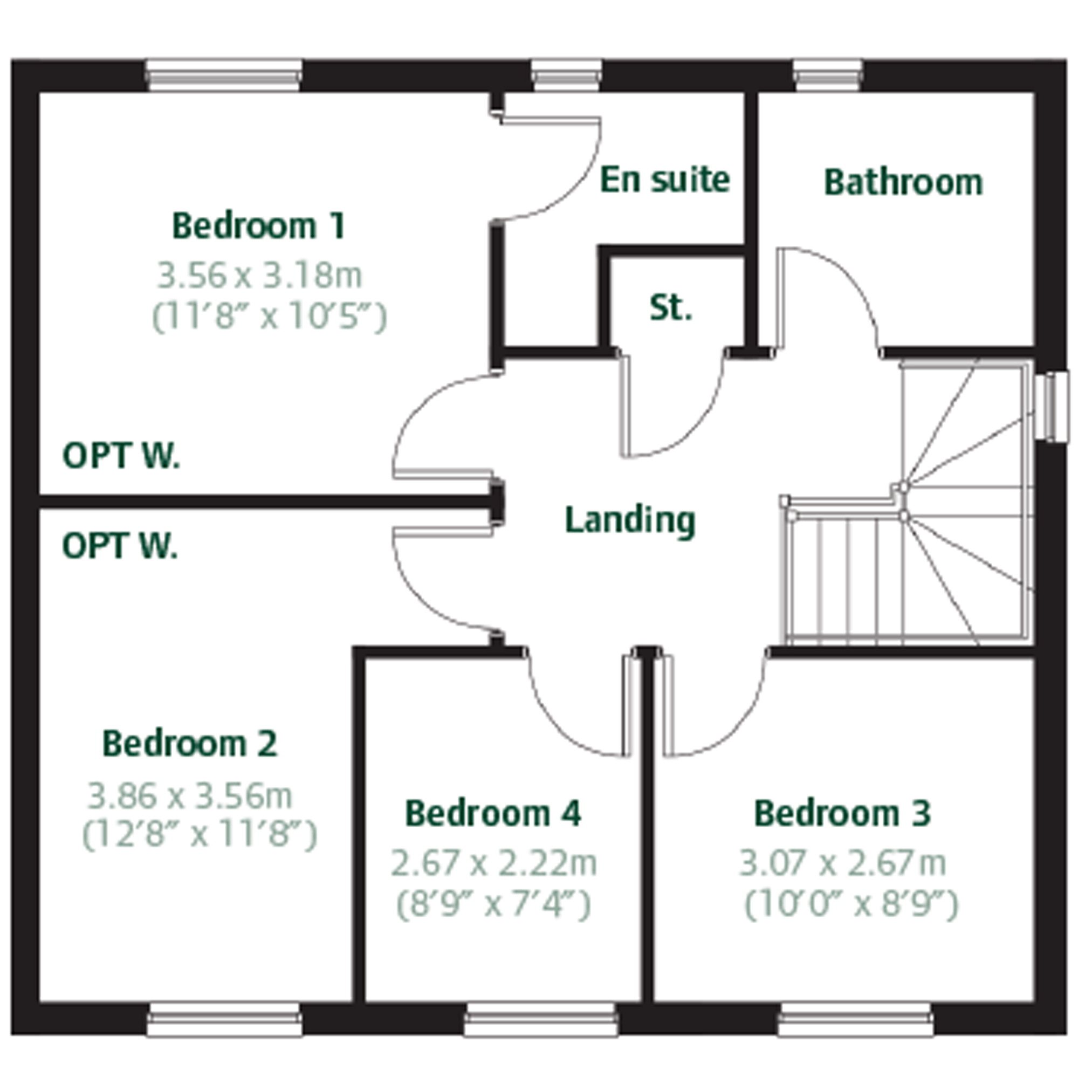 The Ettrick floorplan