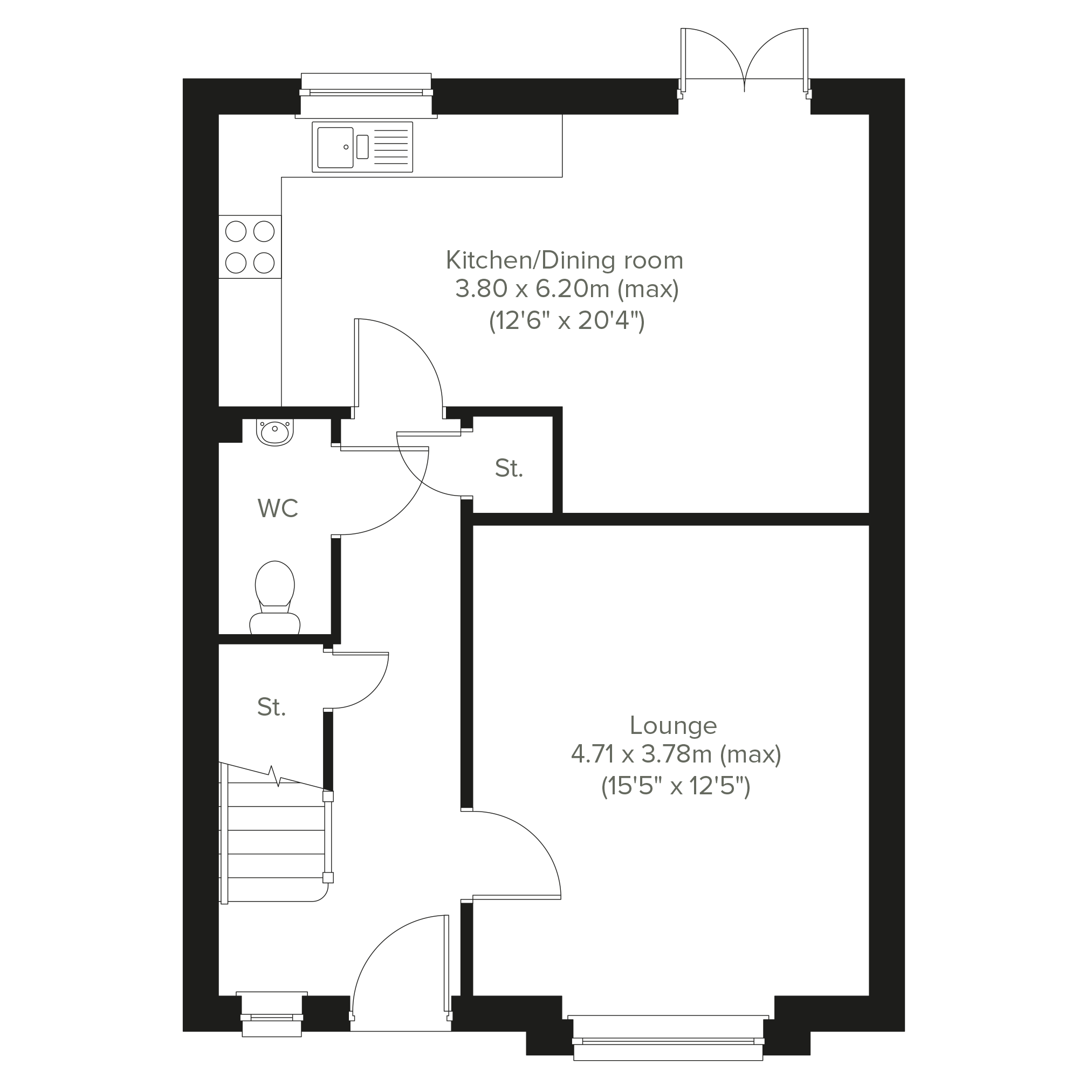 The Crammond floorplan