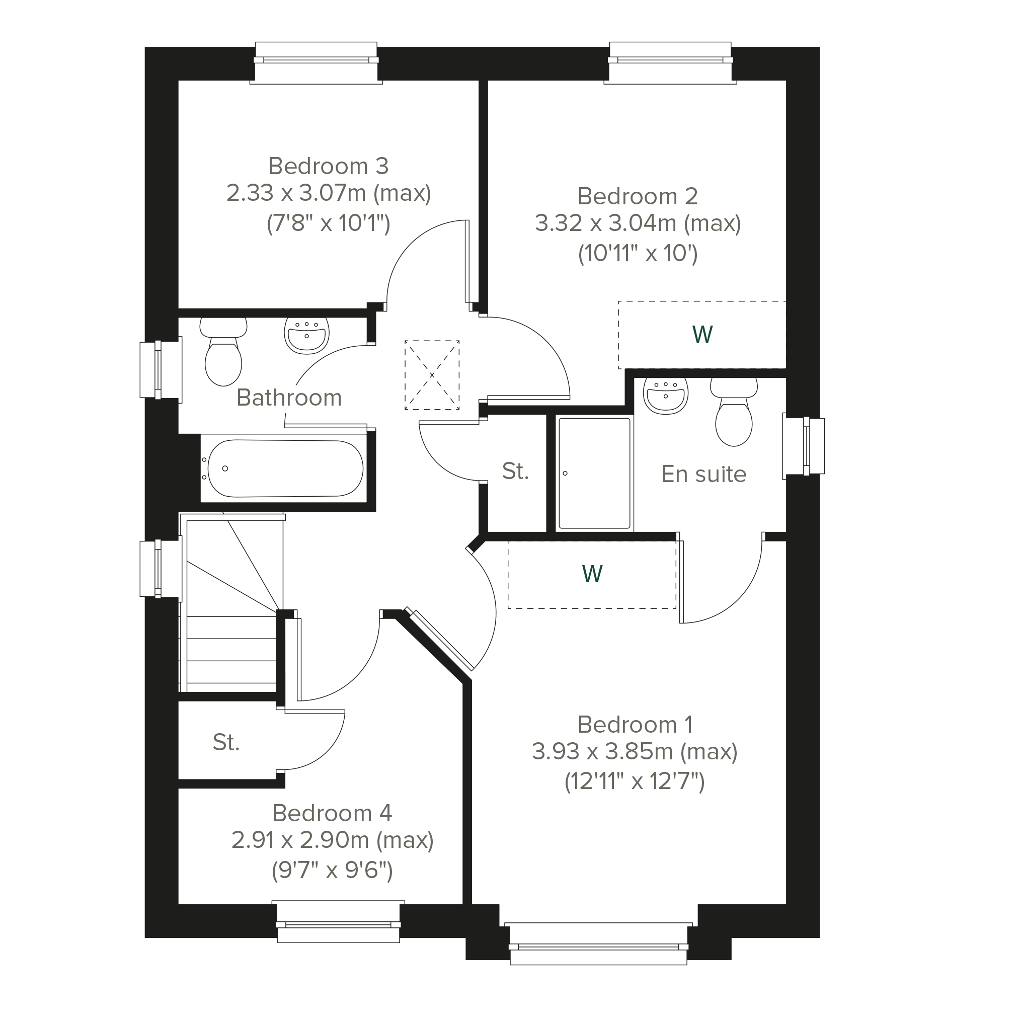 The Crammond floorplan