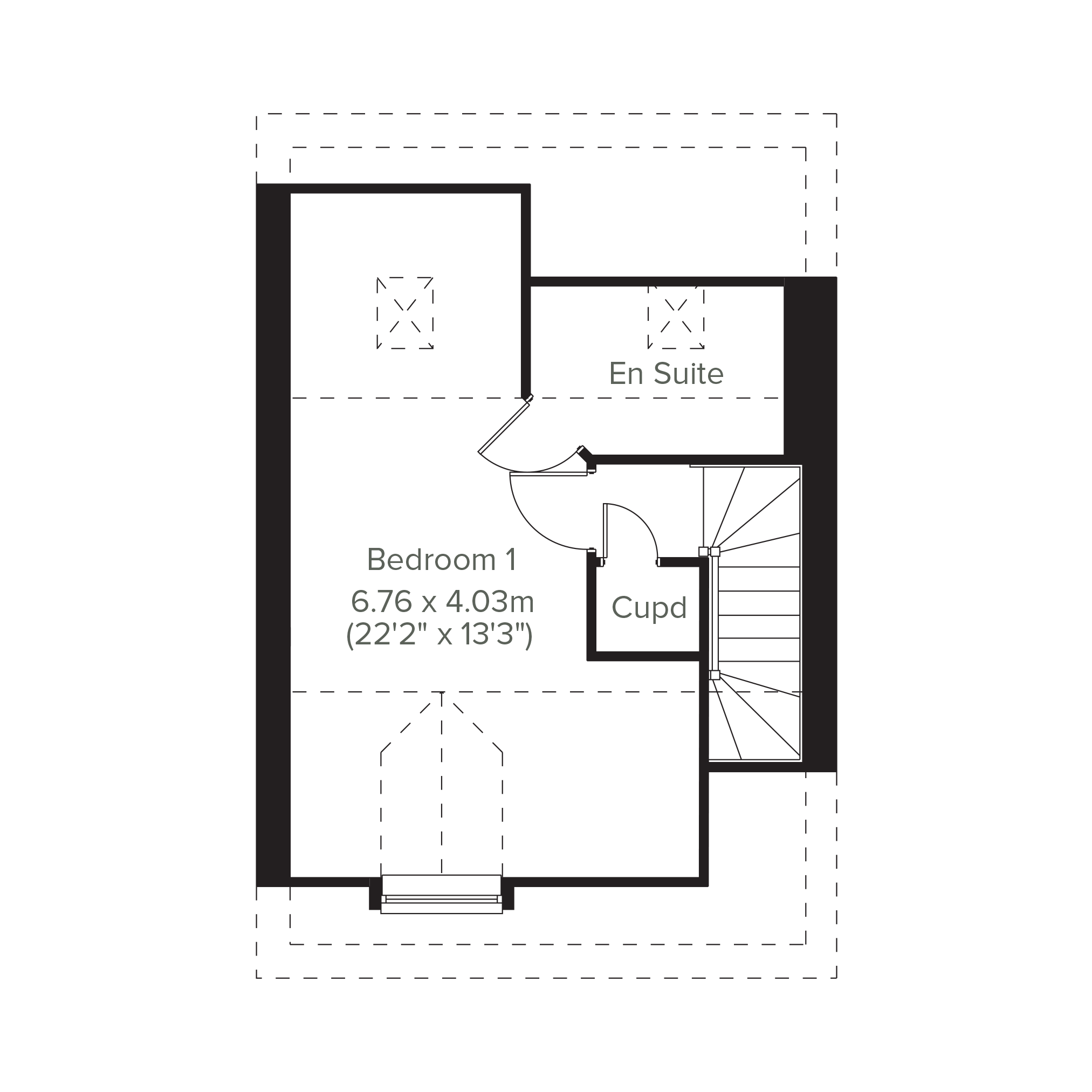 The Foxcote floorplan